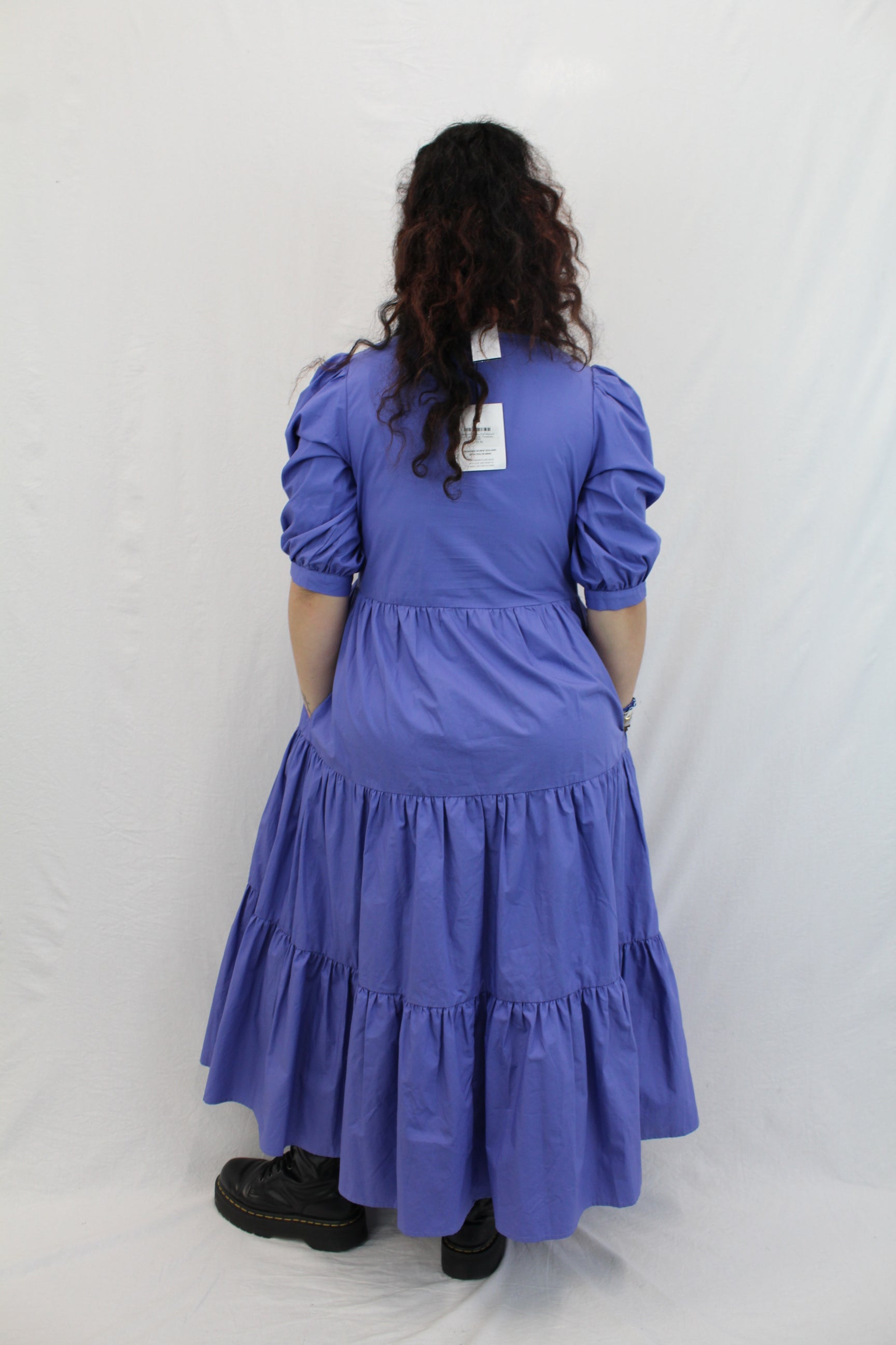 Among The Brave - Clarity Periwinkle Puff Sleeve Maxi NWT