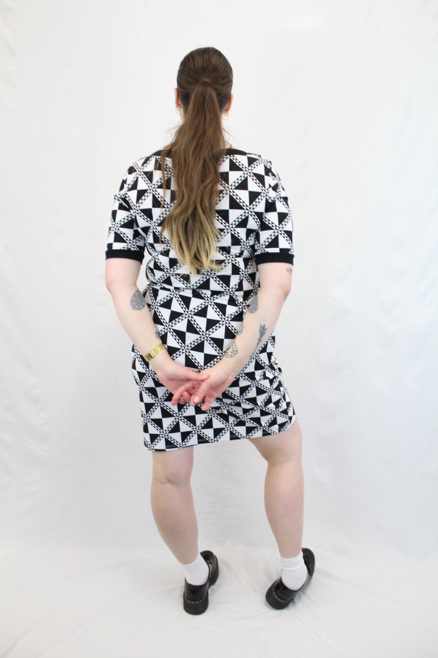 Paula Ryan - Side Ruched Short Sleeve Dress NWT