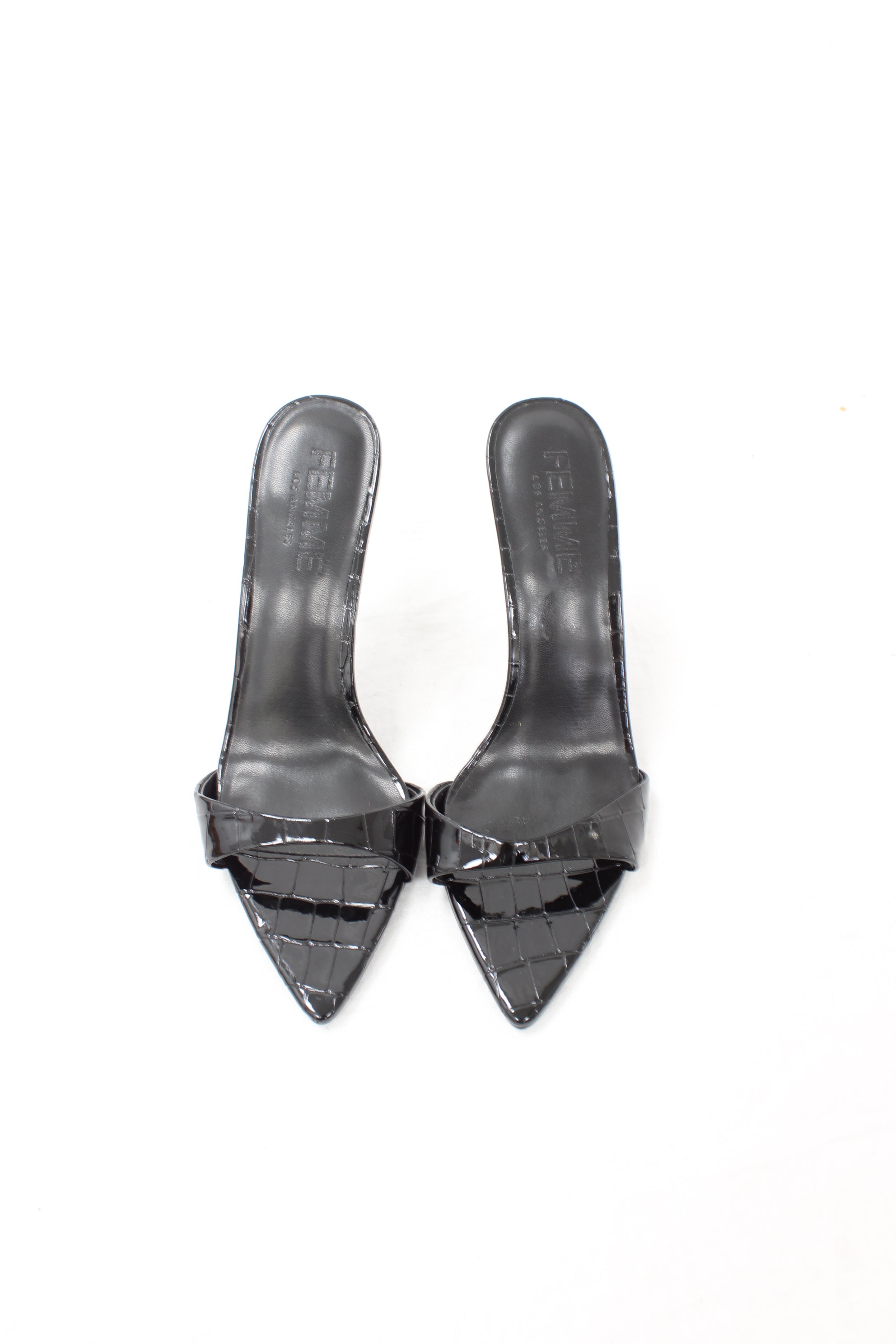 Femme Los Angeles - Croc Stiletto Heels