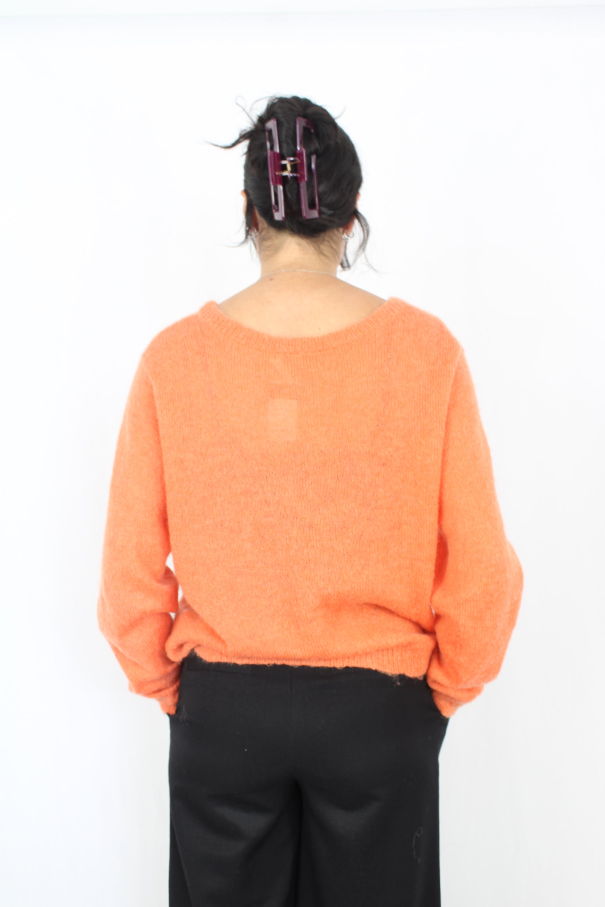 Ruby - Orange Knit Sweater