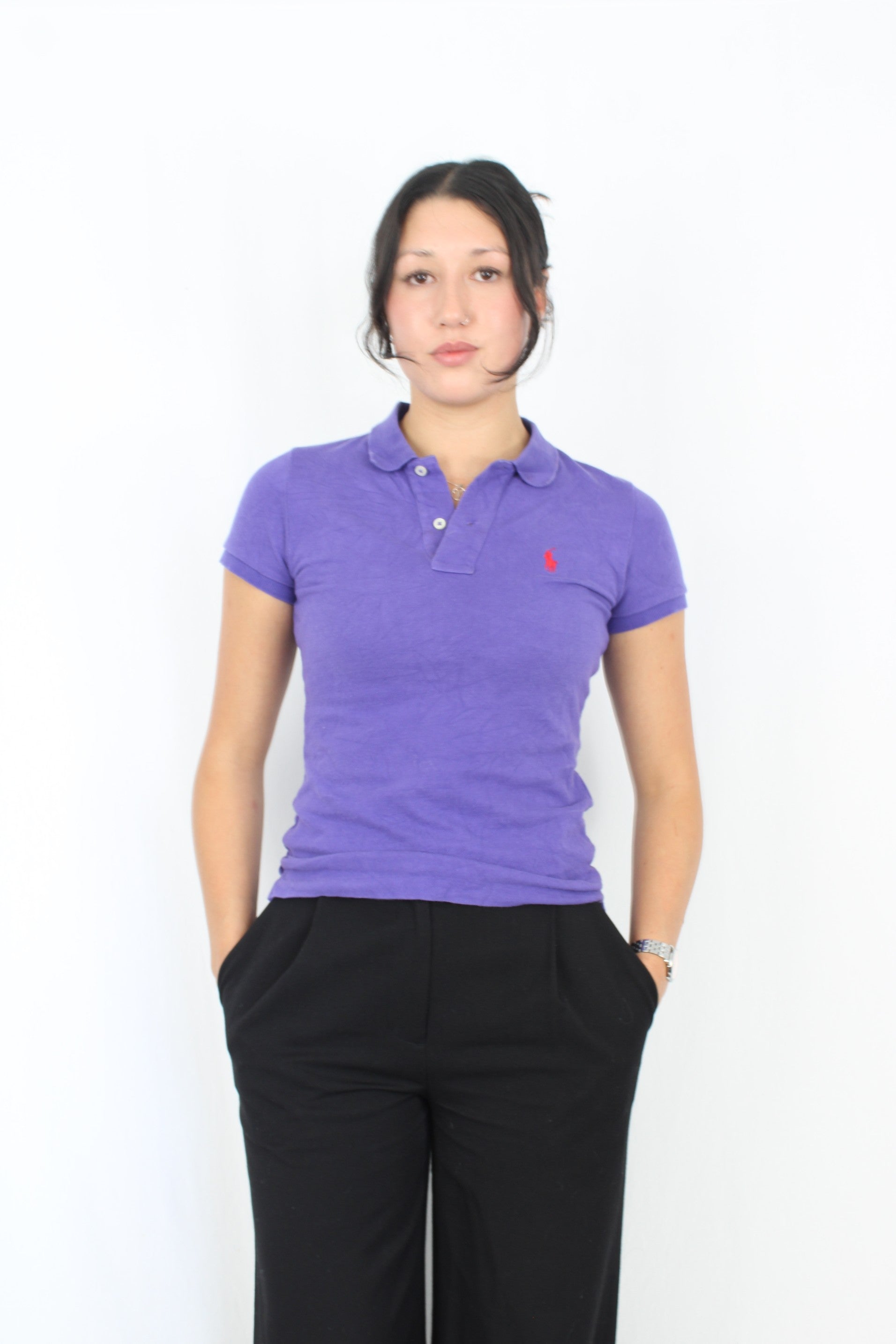 Ralph Lauren - Purple Polo Top