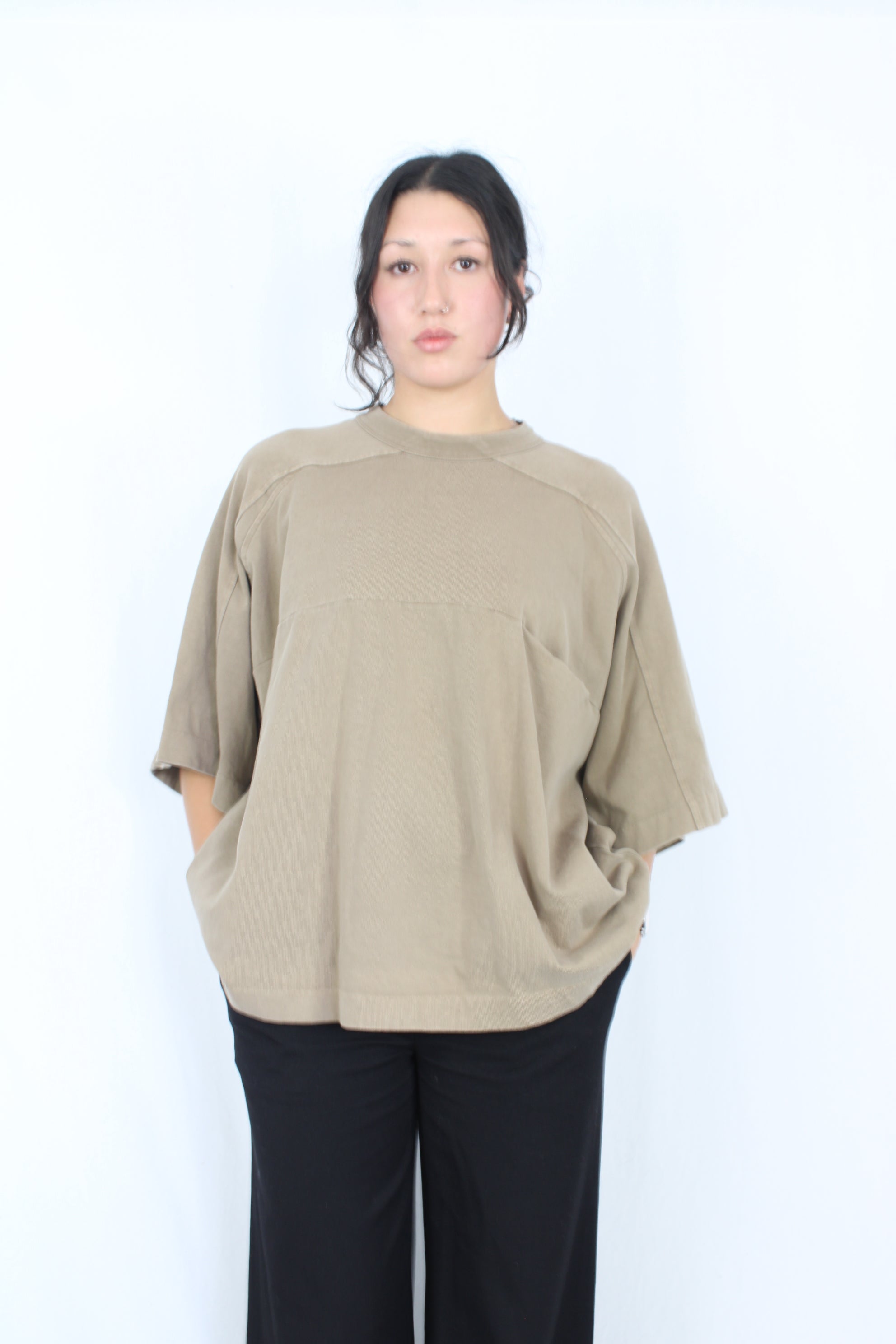 Entire Studios - Taupe Pocket Tee