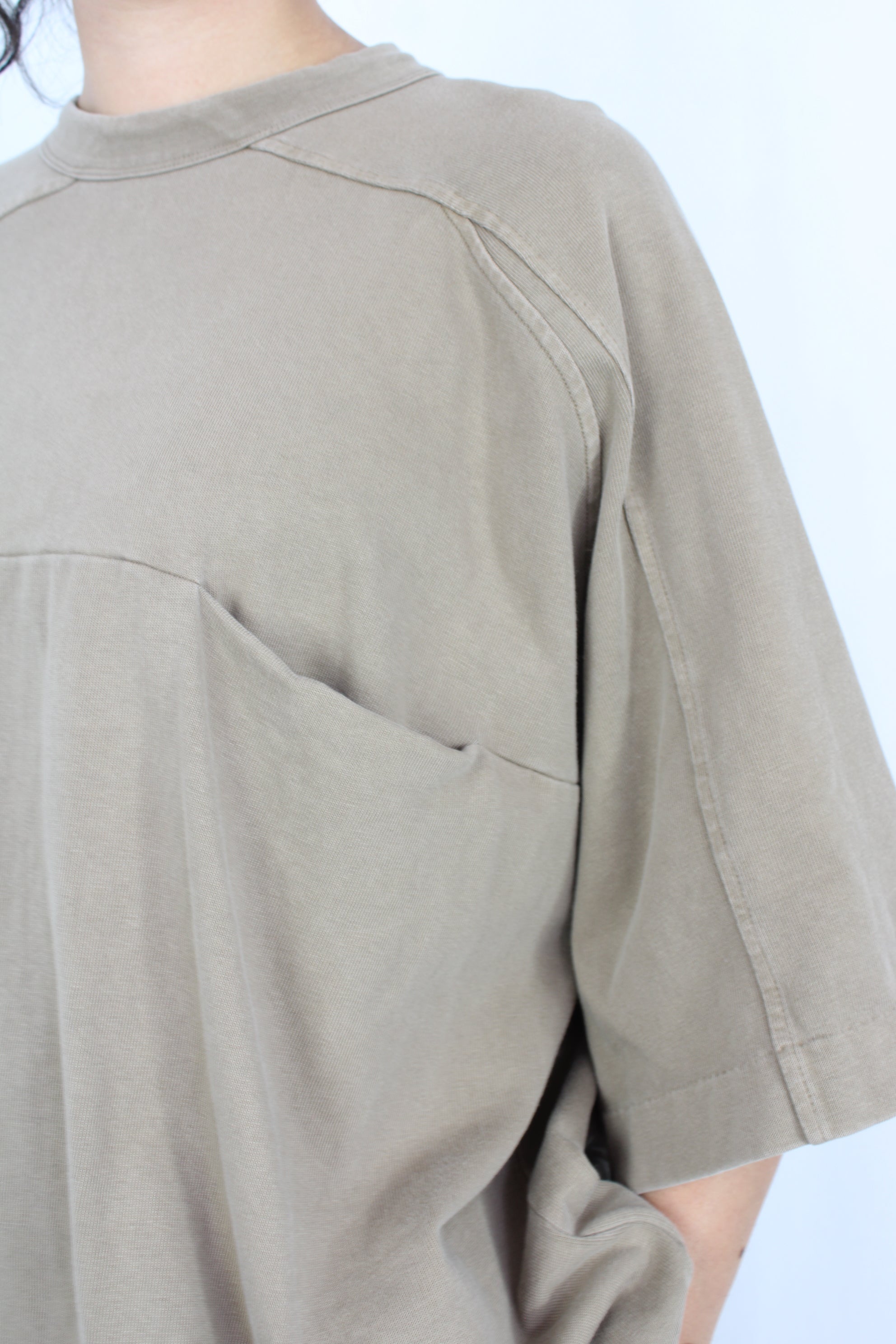 Entire Studios - Taupe Pocket Tee