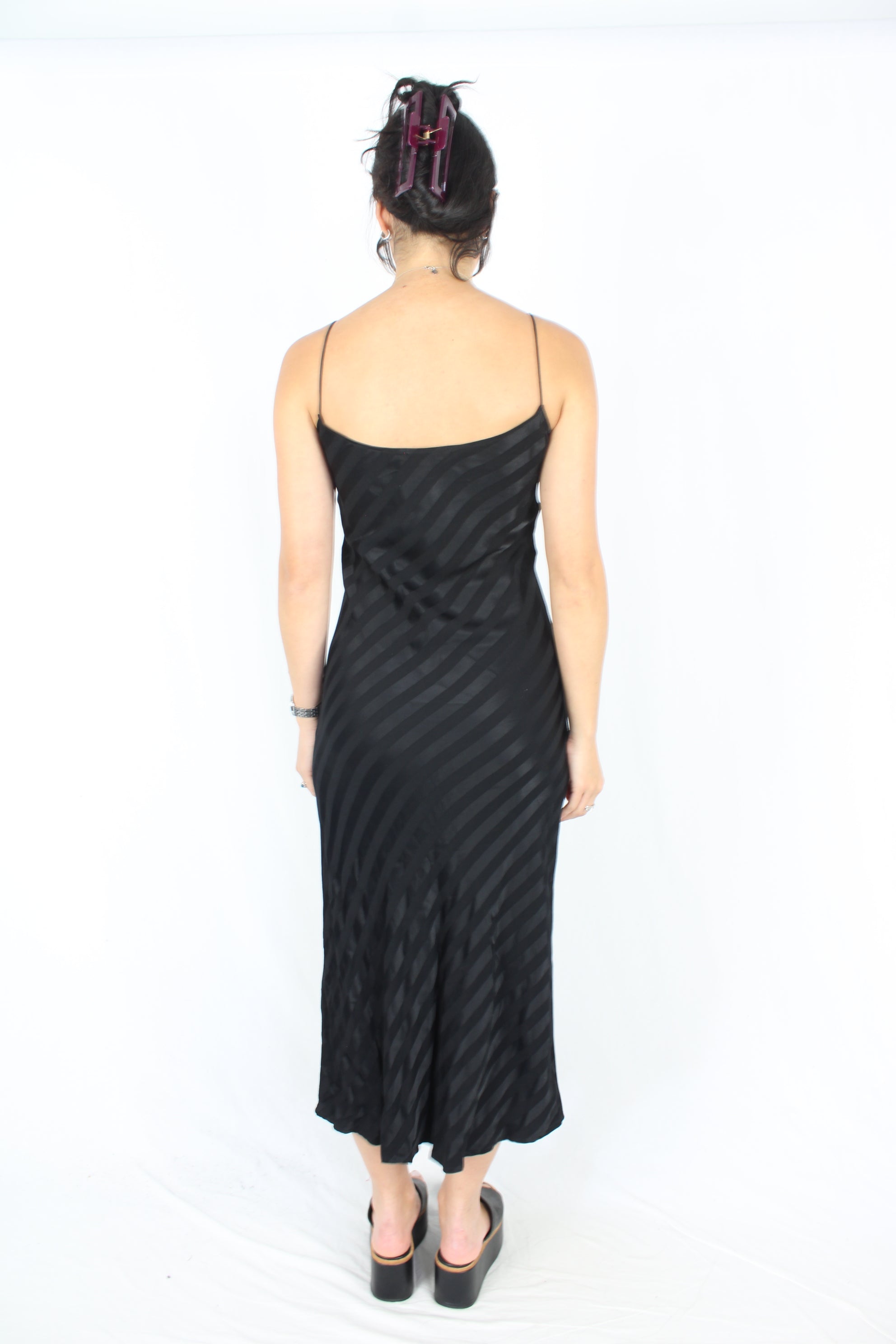 Blak Luxe - Striped Slip Dress