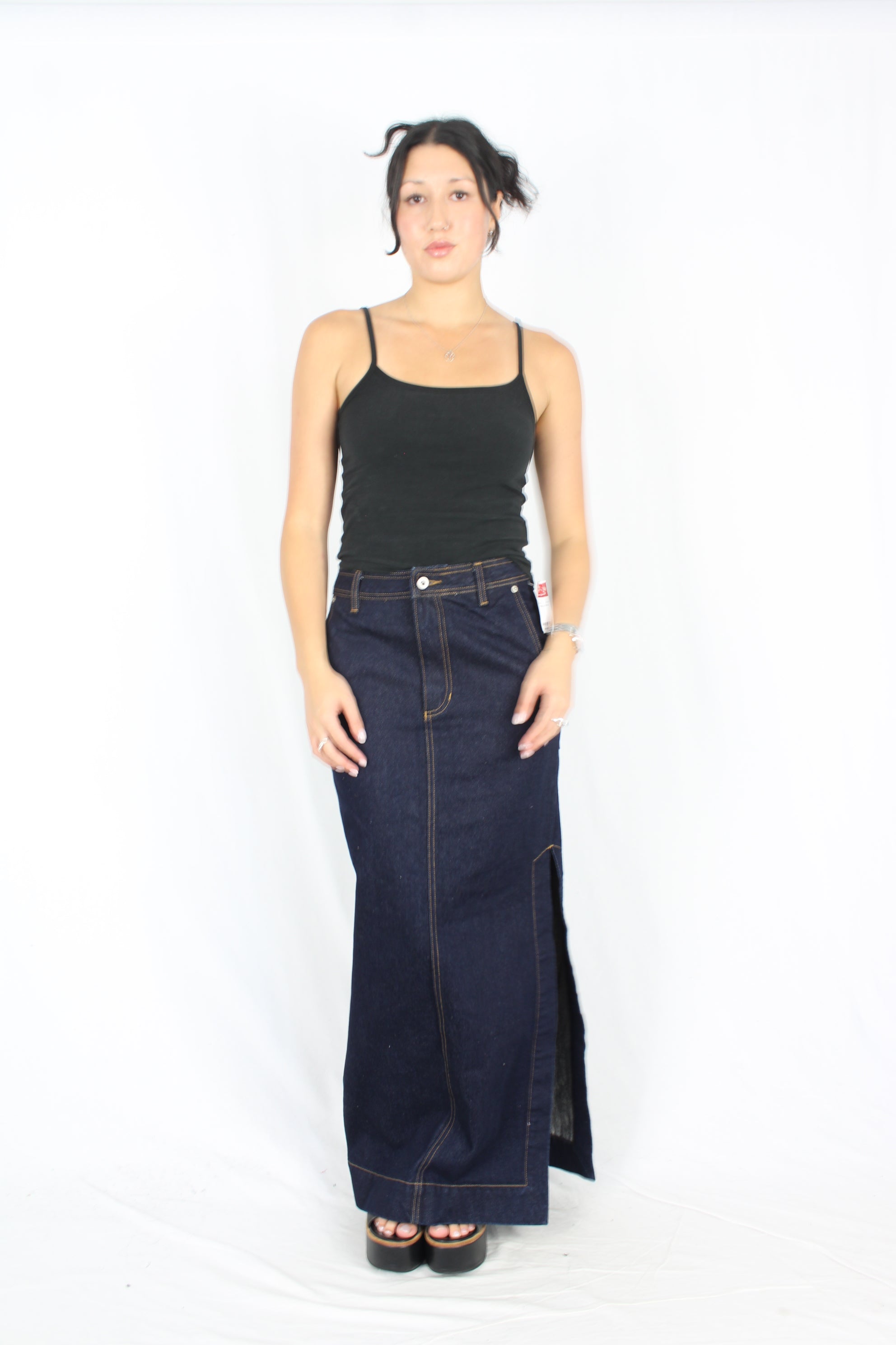 Ruby - Soda Denim Skirt