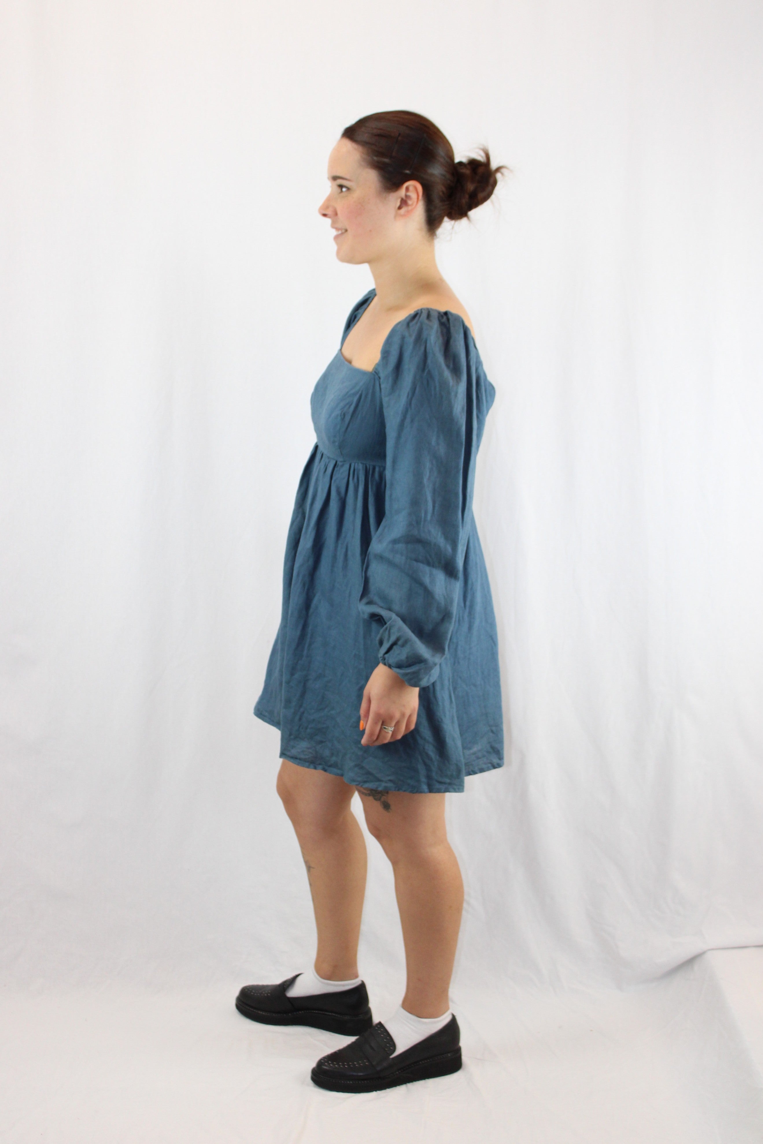 Aere - Floaty Linen Mini Dress