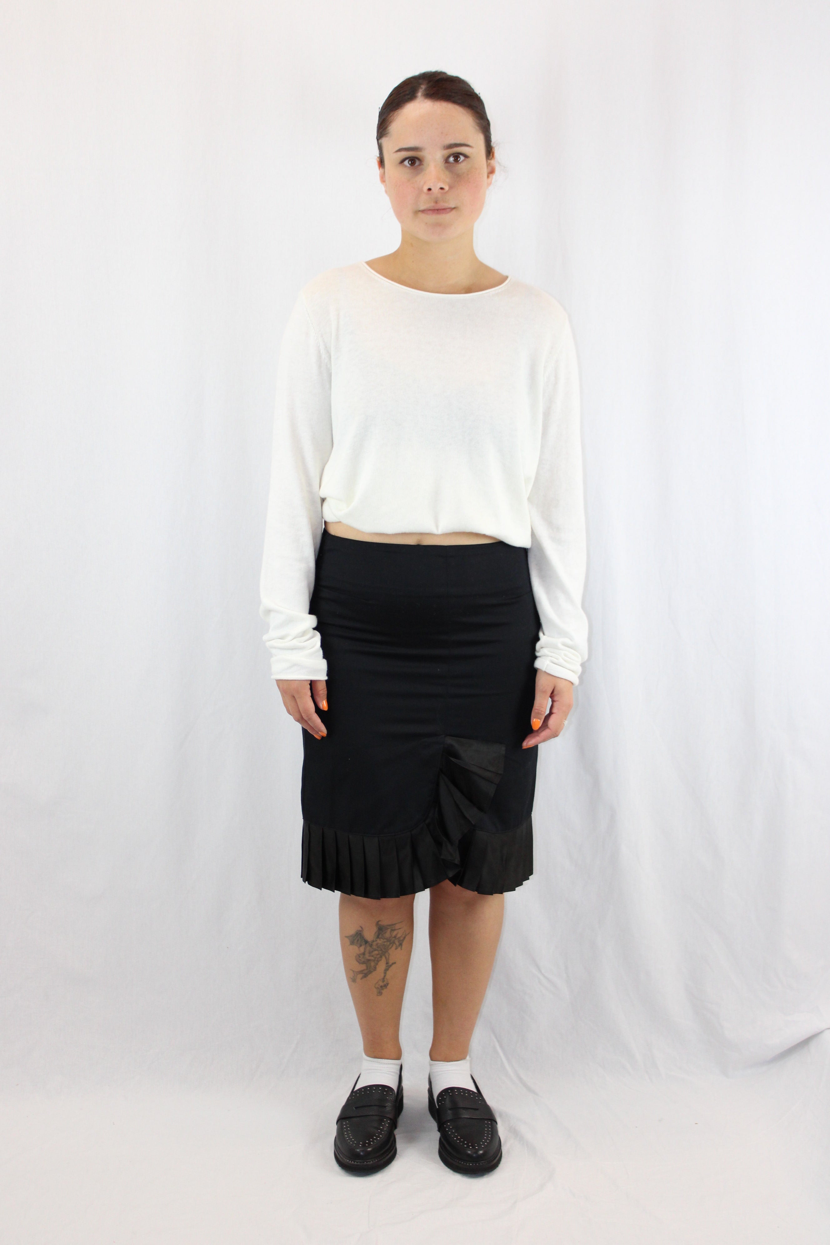 World - Ruffle Pencil Skirt