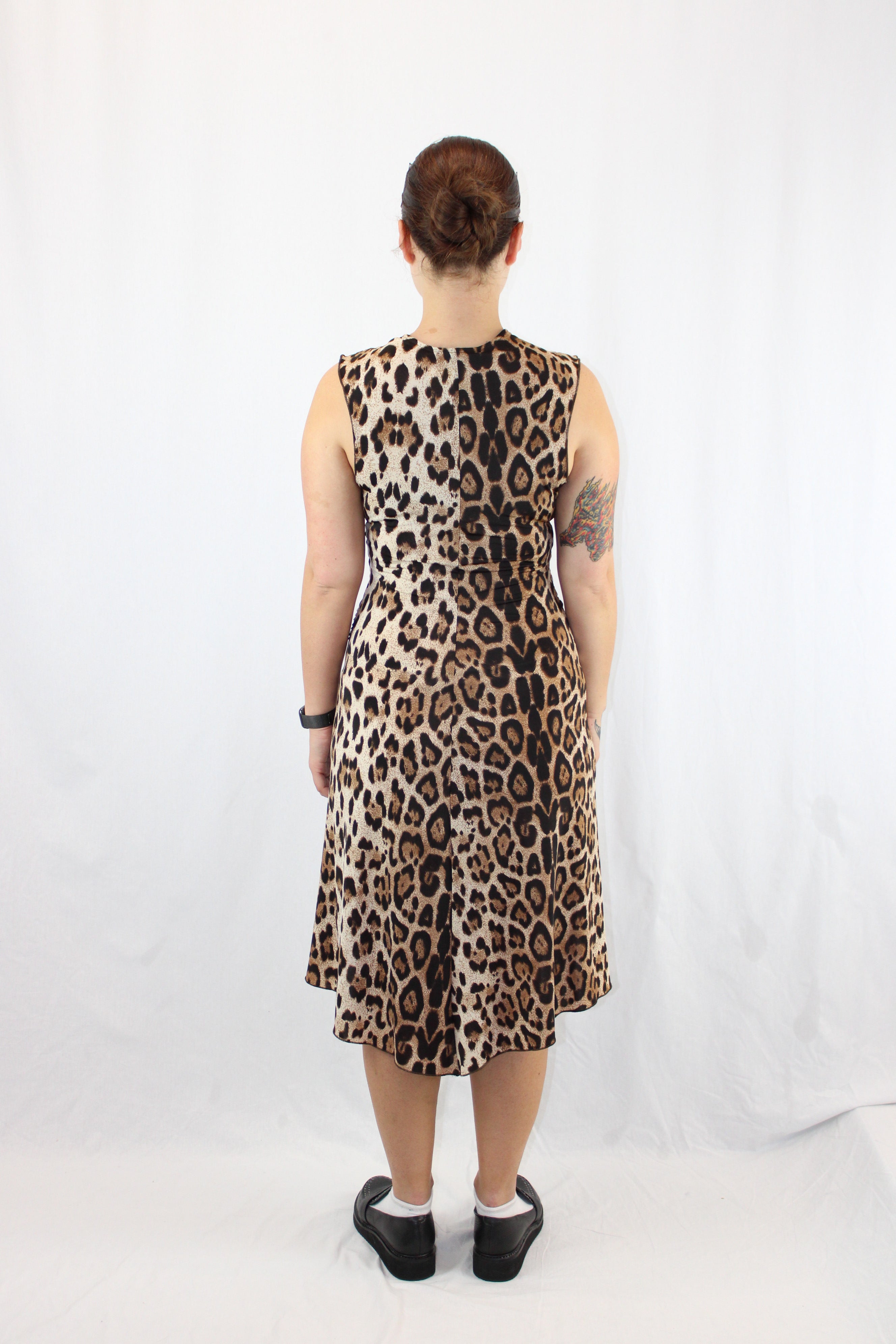 Authentic - Y2K Leopard Midi Dress