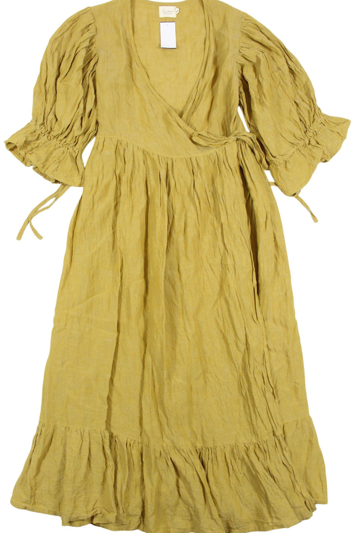 Tiny Dancer - Linen Wrap Maxi Dress