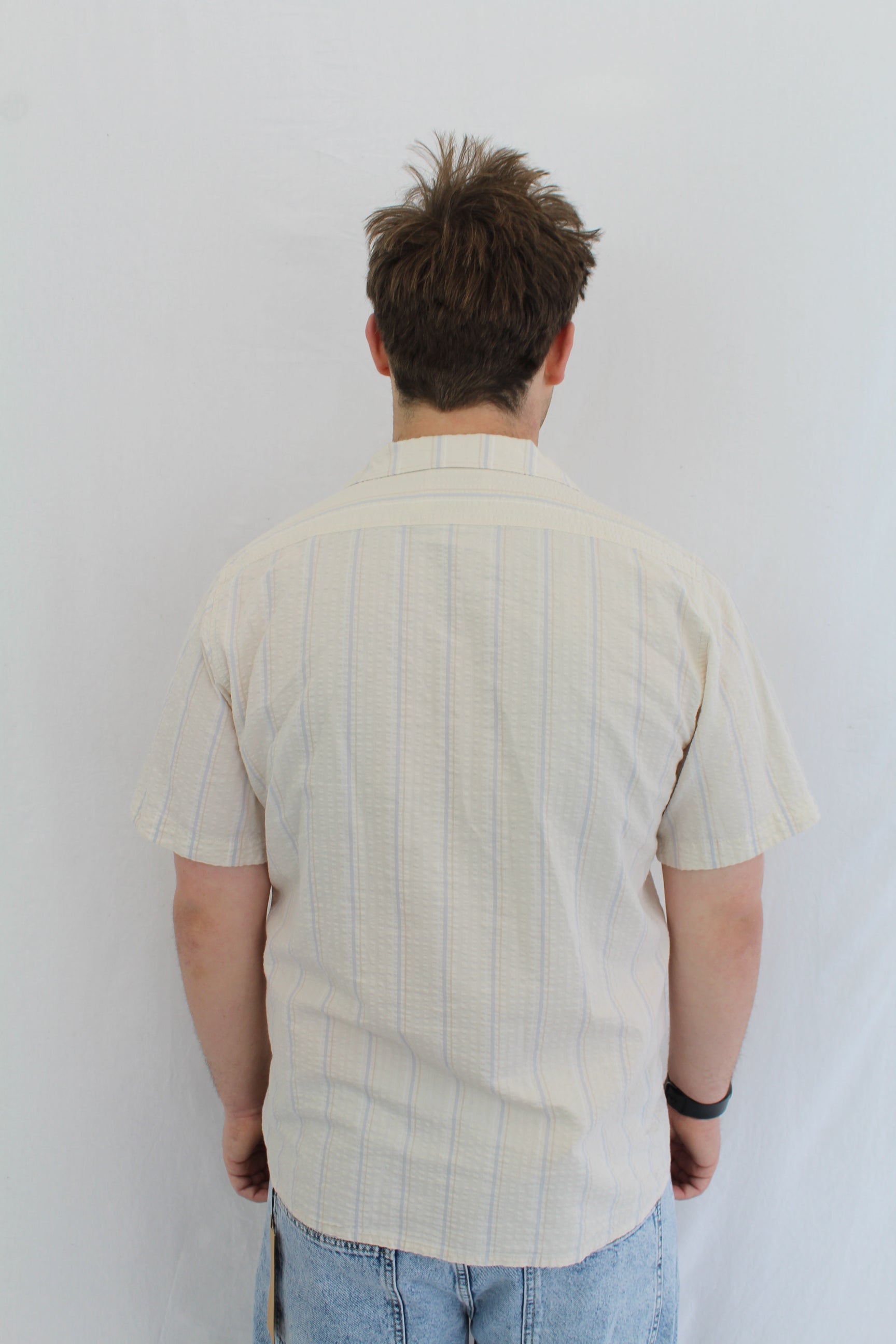 I Love Ugly - Striped Button Up