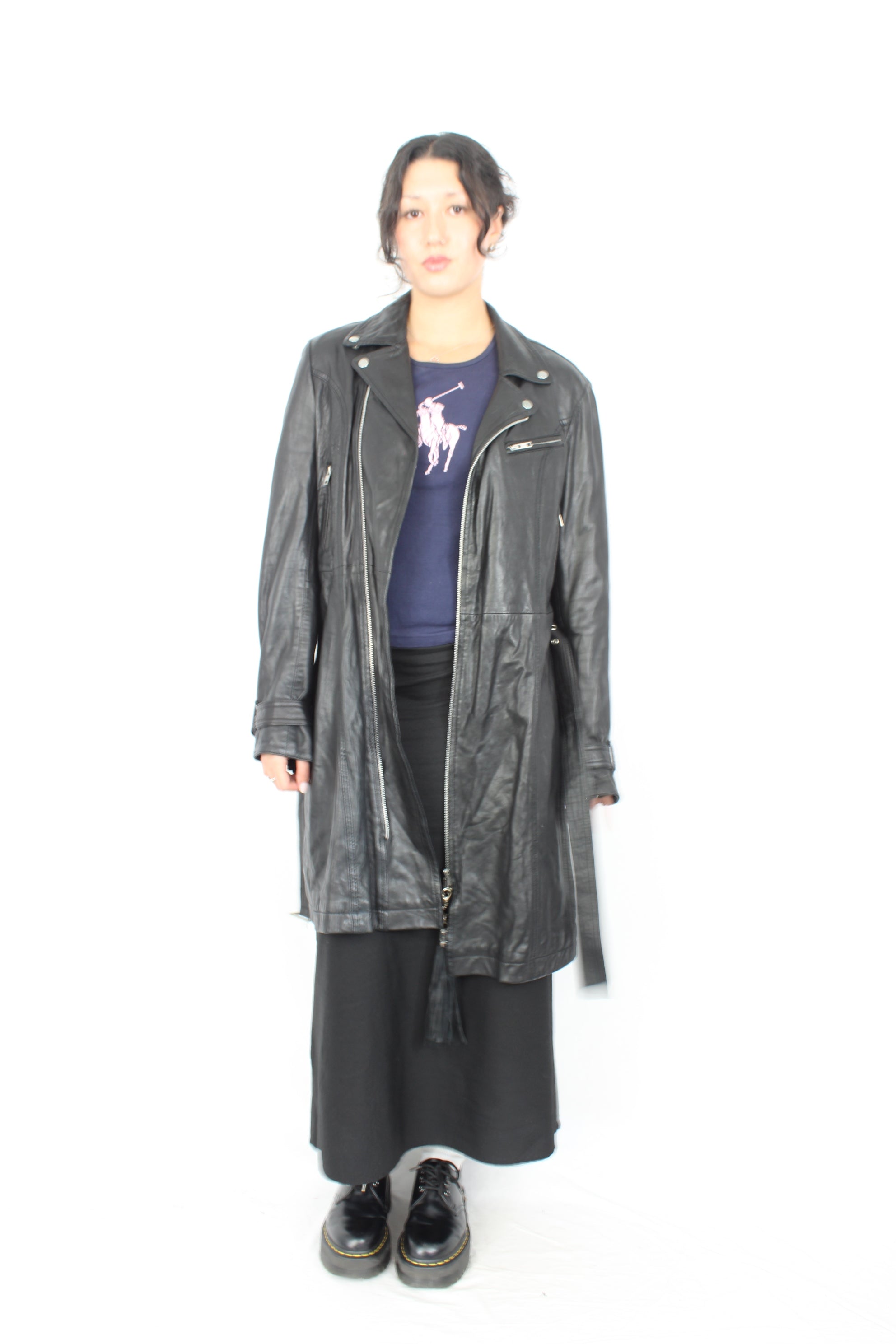 Trelise Cooper - Leather Brando Coat