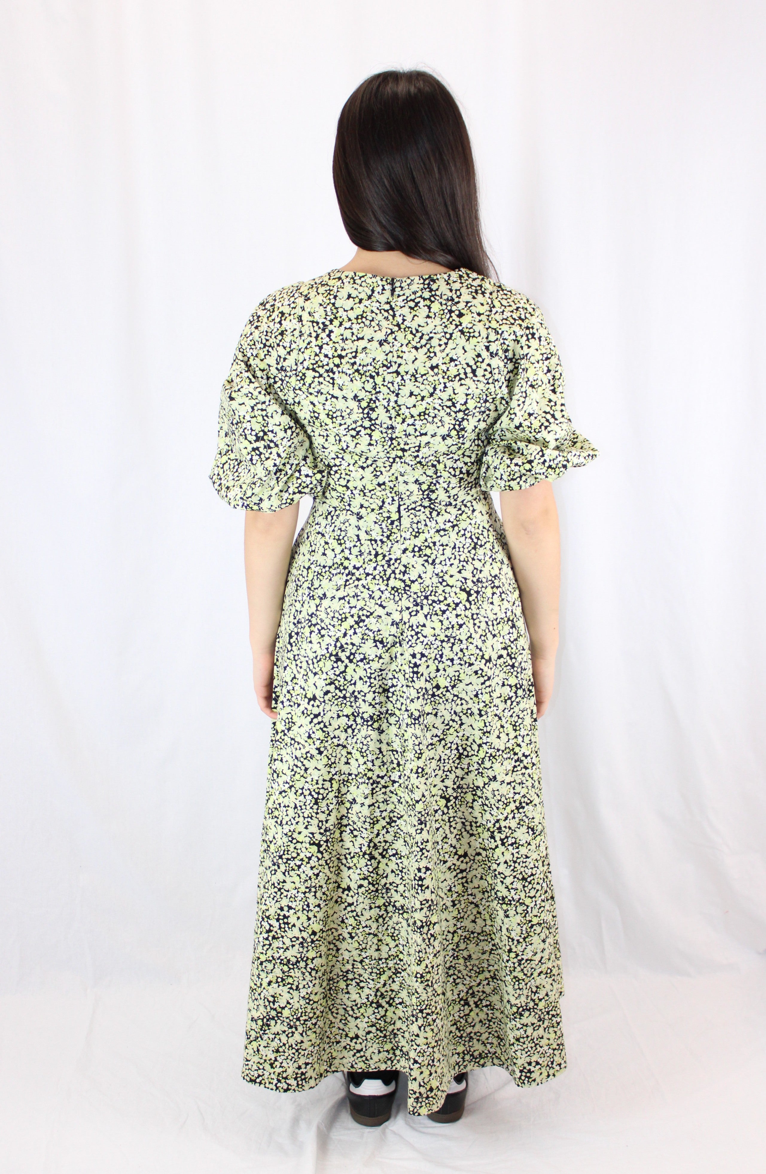 Shona Joy - Tracey Short Sleeve Cut Out Midi Dress