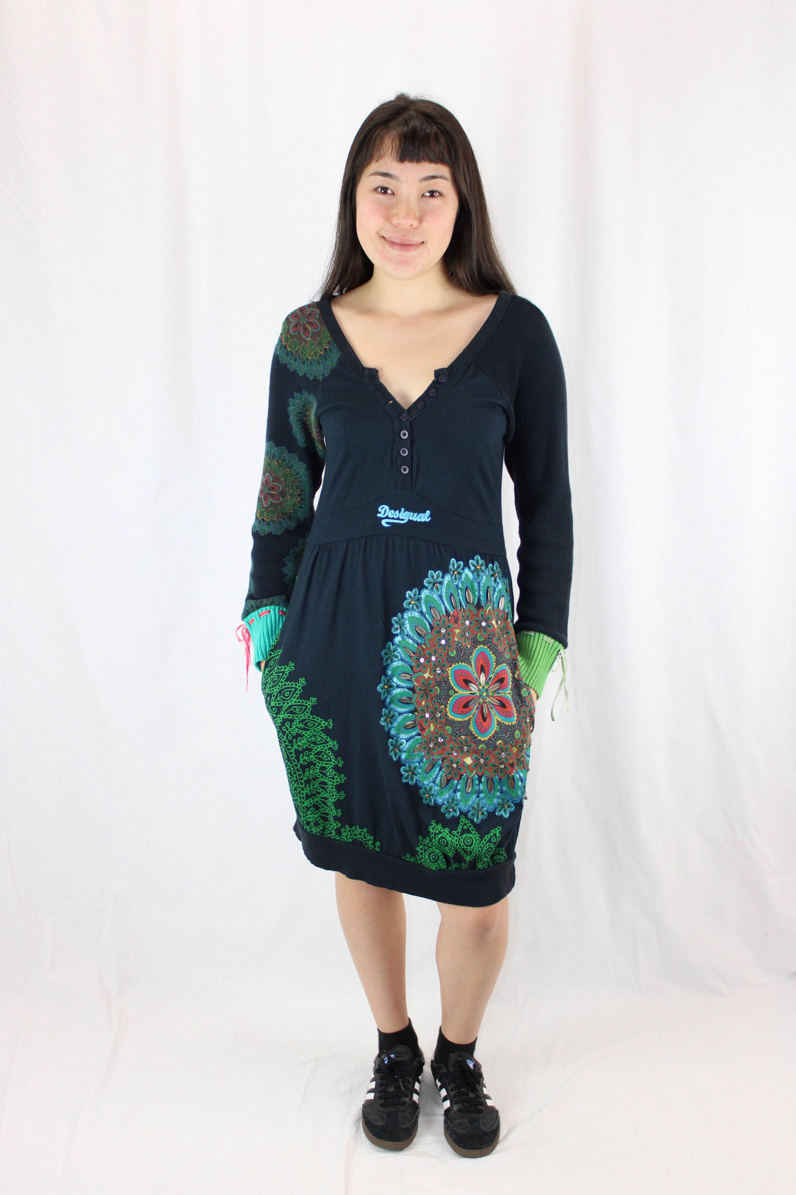 Desigual - Patterned Jersey Dress