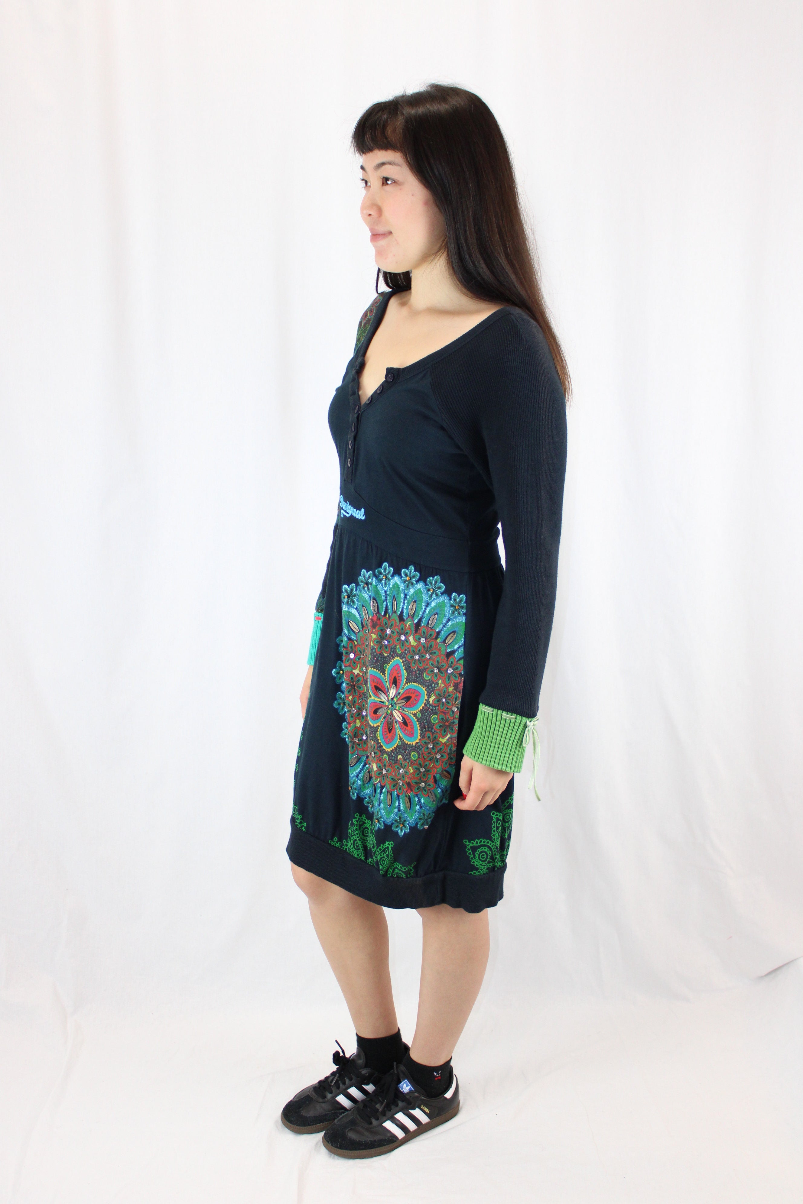 Desigual - Patterned Jersey Dress