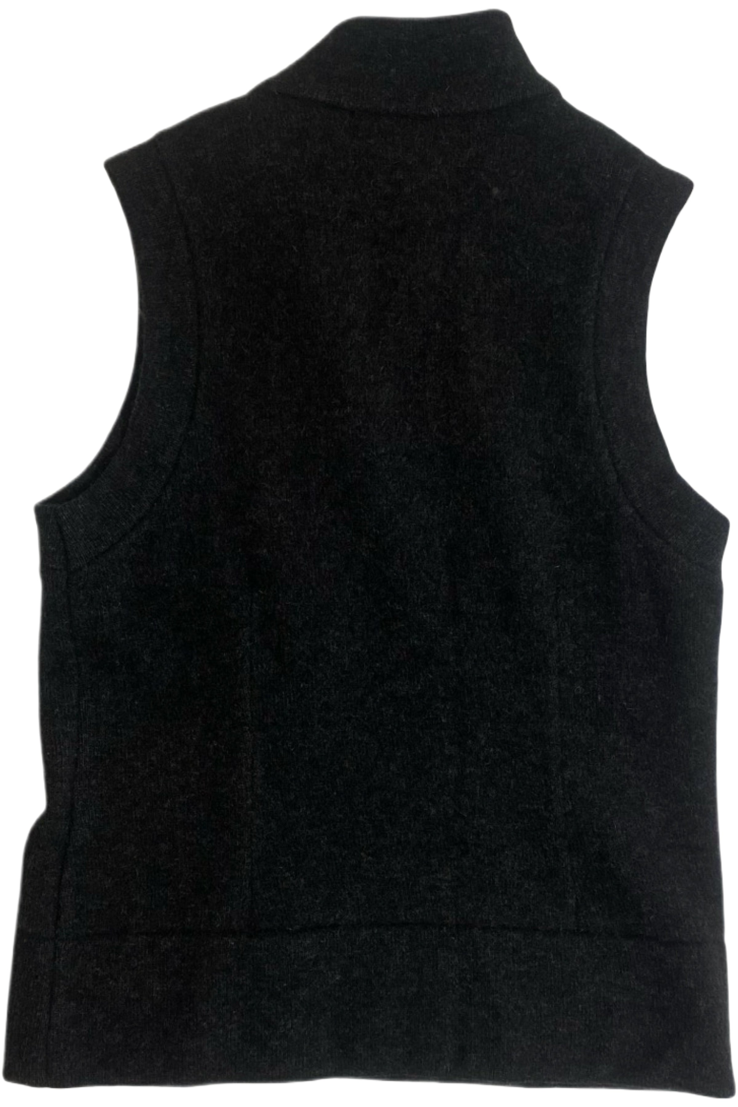 Merino Mink - Button-Up Wool Blend Vest