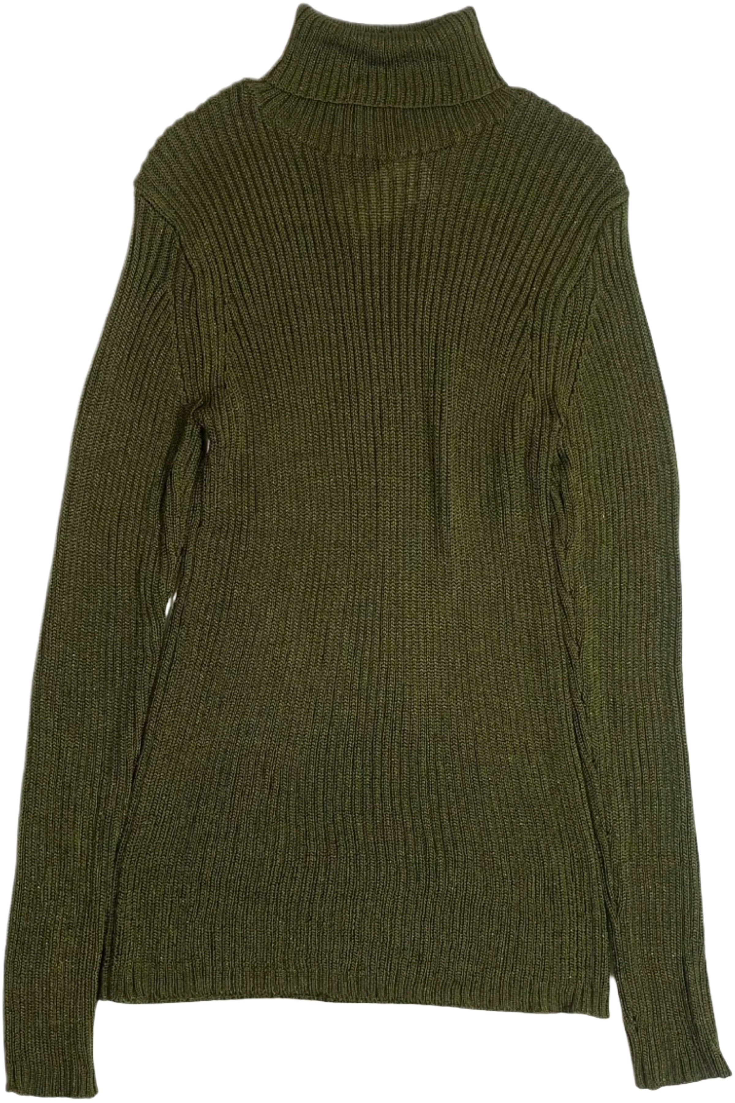 Kate Sylvester - Sparkly Ribbed Long Sleeve Turtleneck