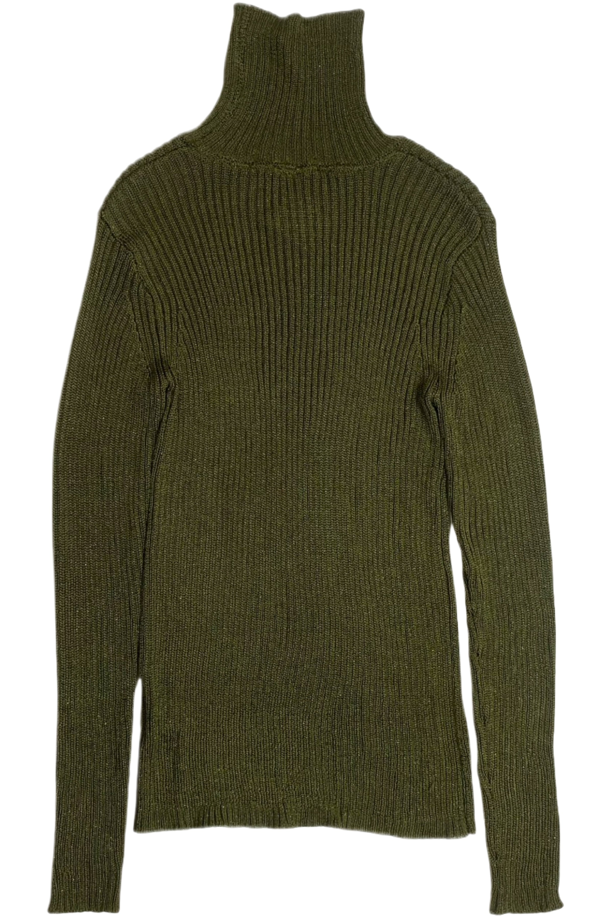Kate Sylvester - Sparkly Ribbed Long Sleeve Turtleneck