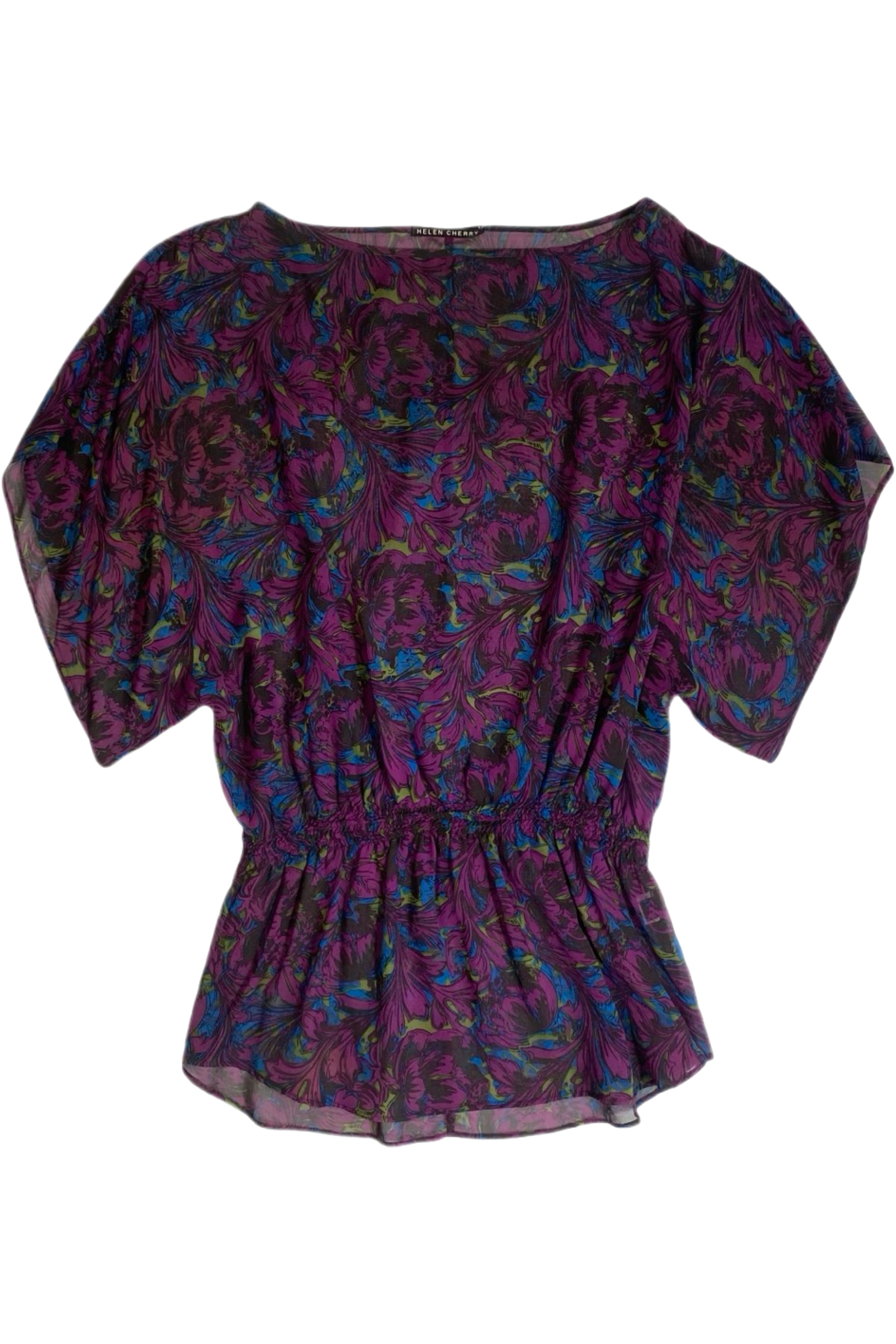 Helen Cherry - Sheer Flowy Silk Top
