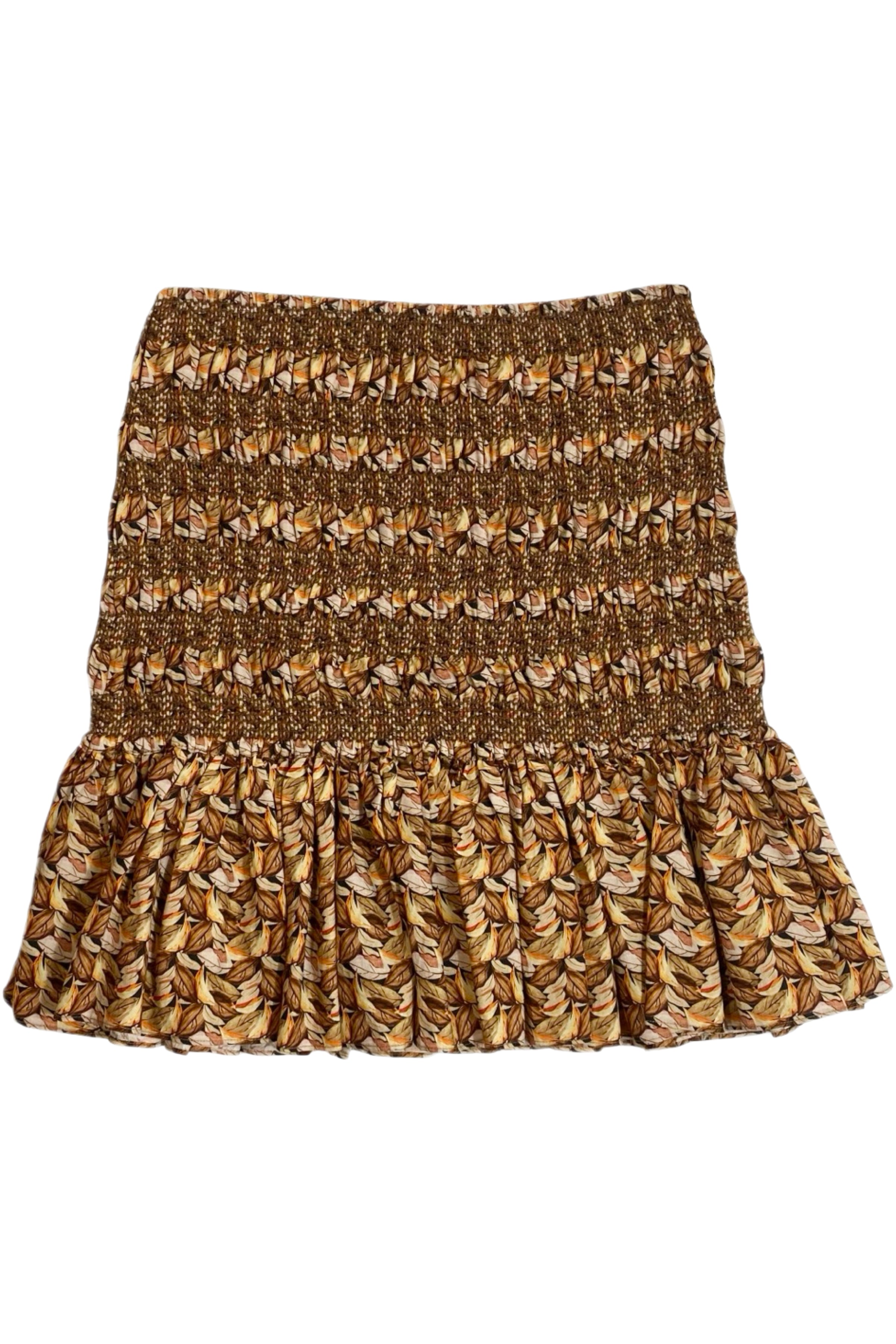 Acler - Floral Elastic Drop-Waist Mini Skirt