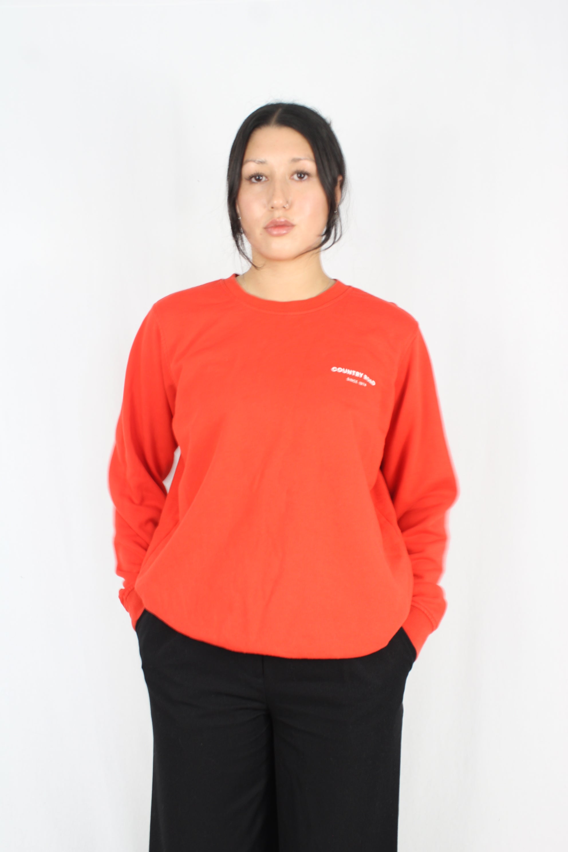 Country Road - Blood Orange Crewneck