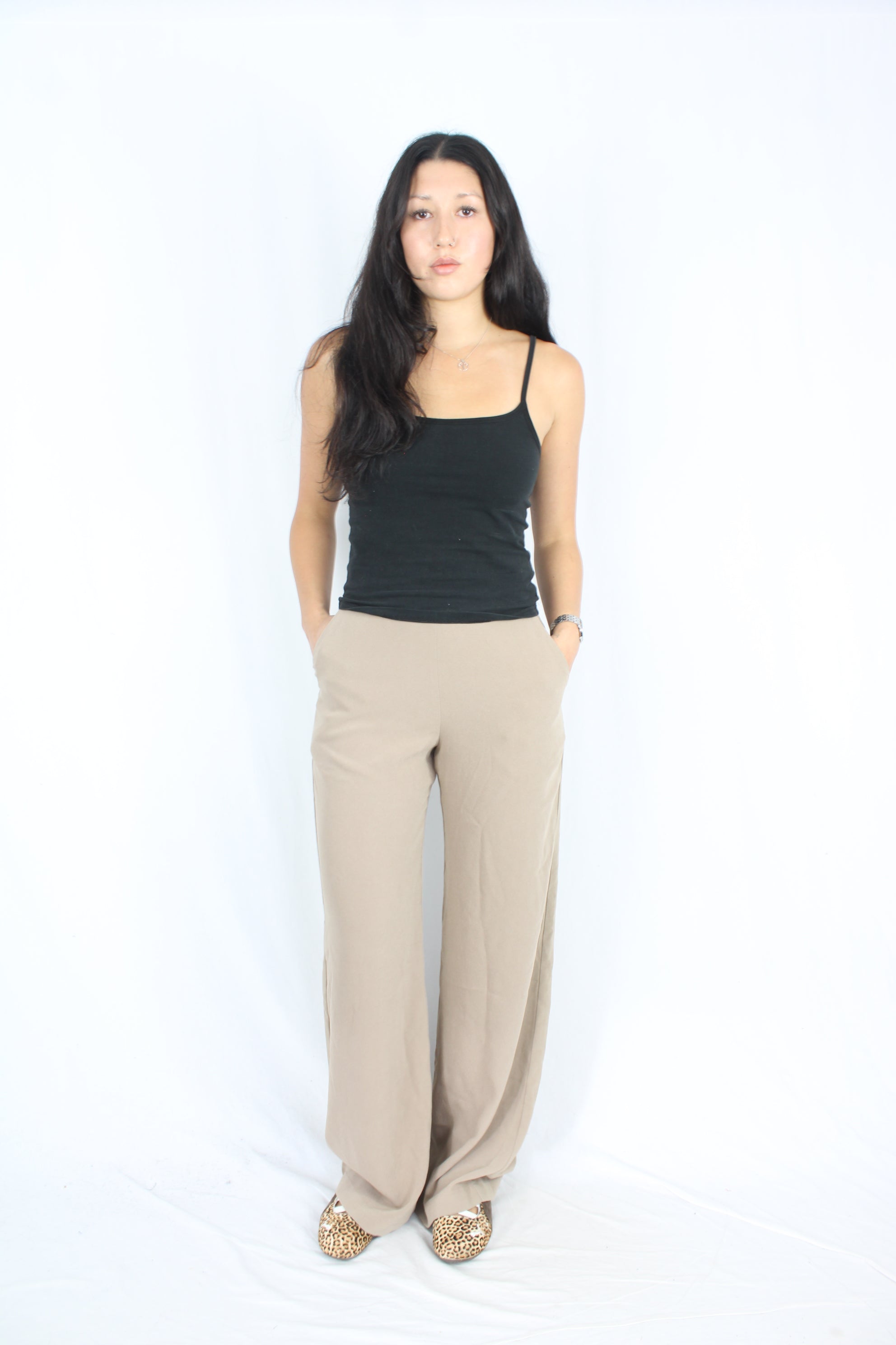 Ruby - Beige Firebird Trousers
