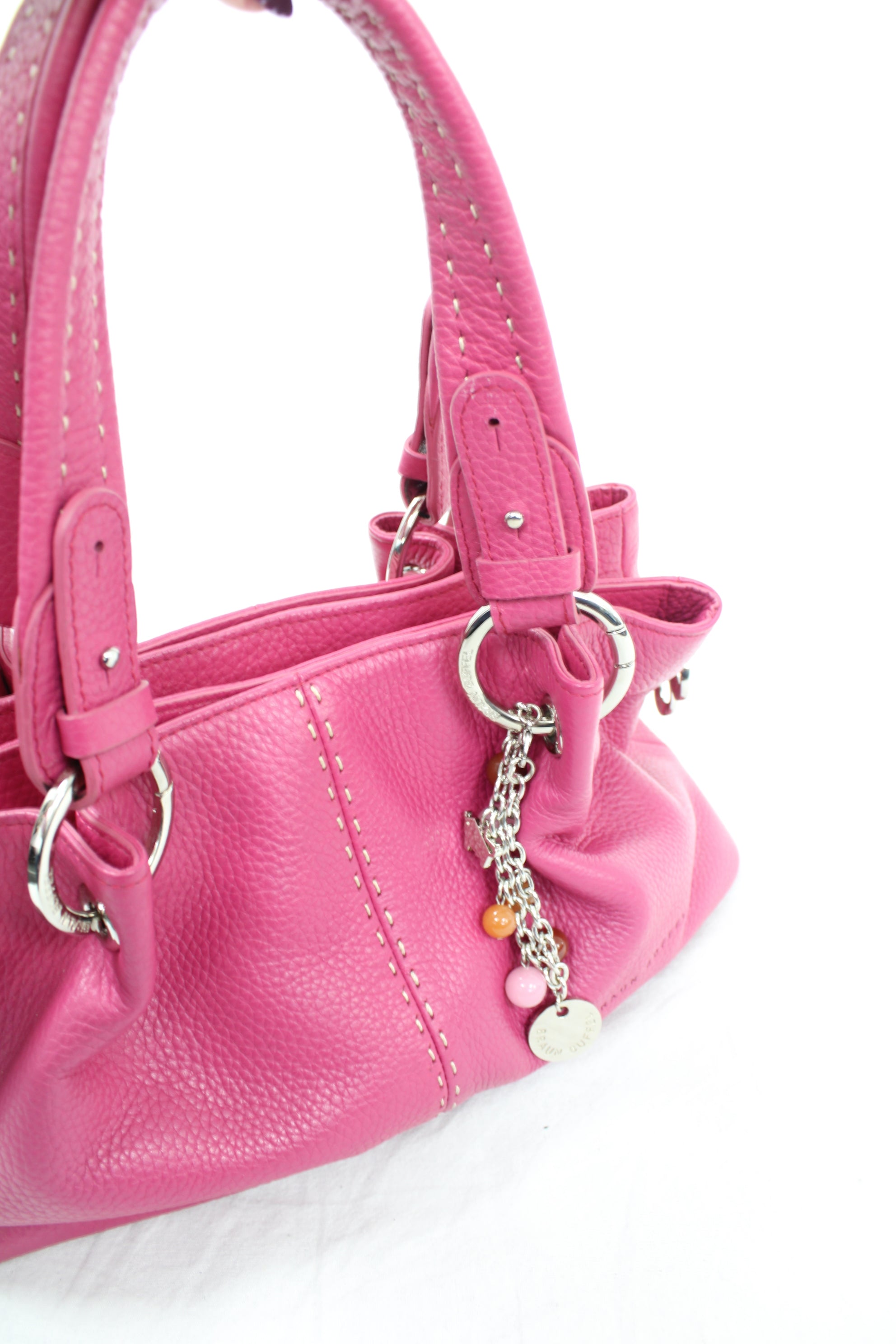 Braun Buffel - Leather Charm Bag