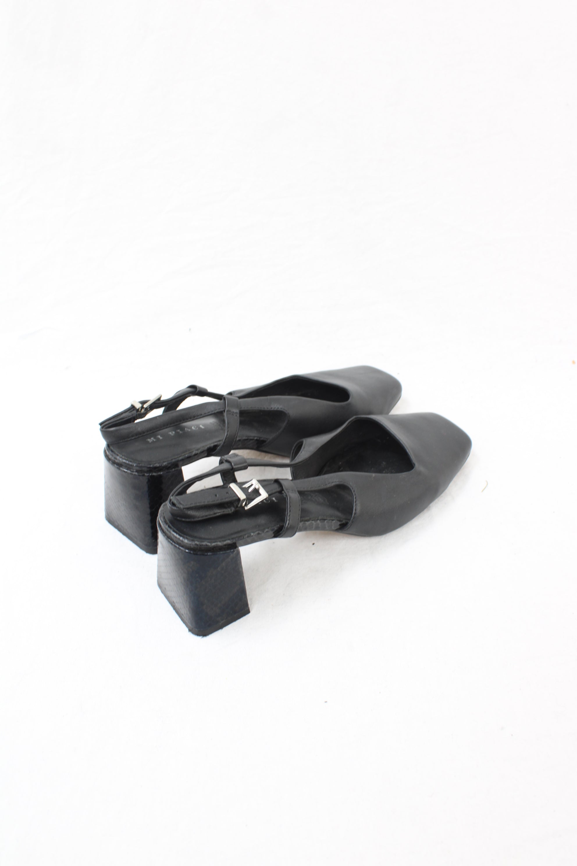 Mi Piaci - Slingback Leather Heels