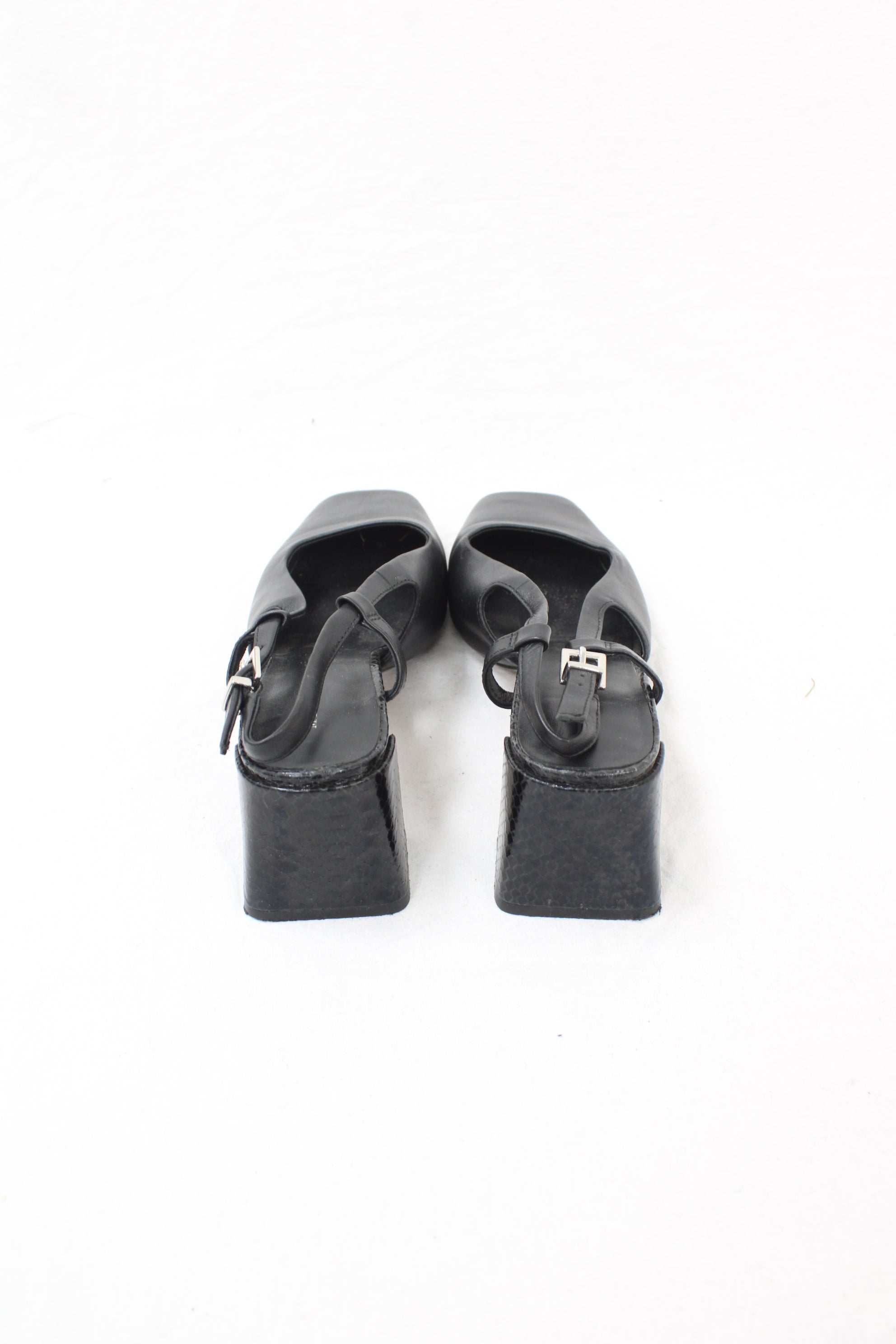 Mi Piaci - Slingback Leather Heels