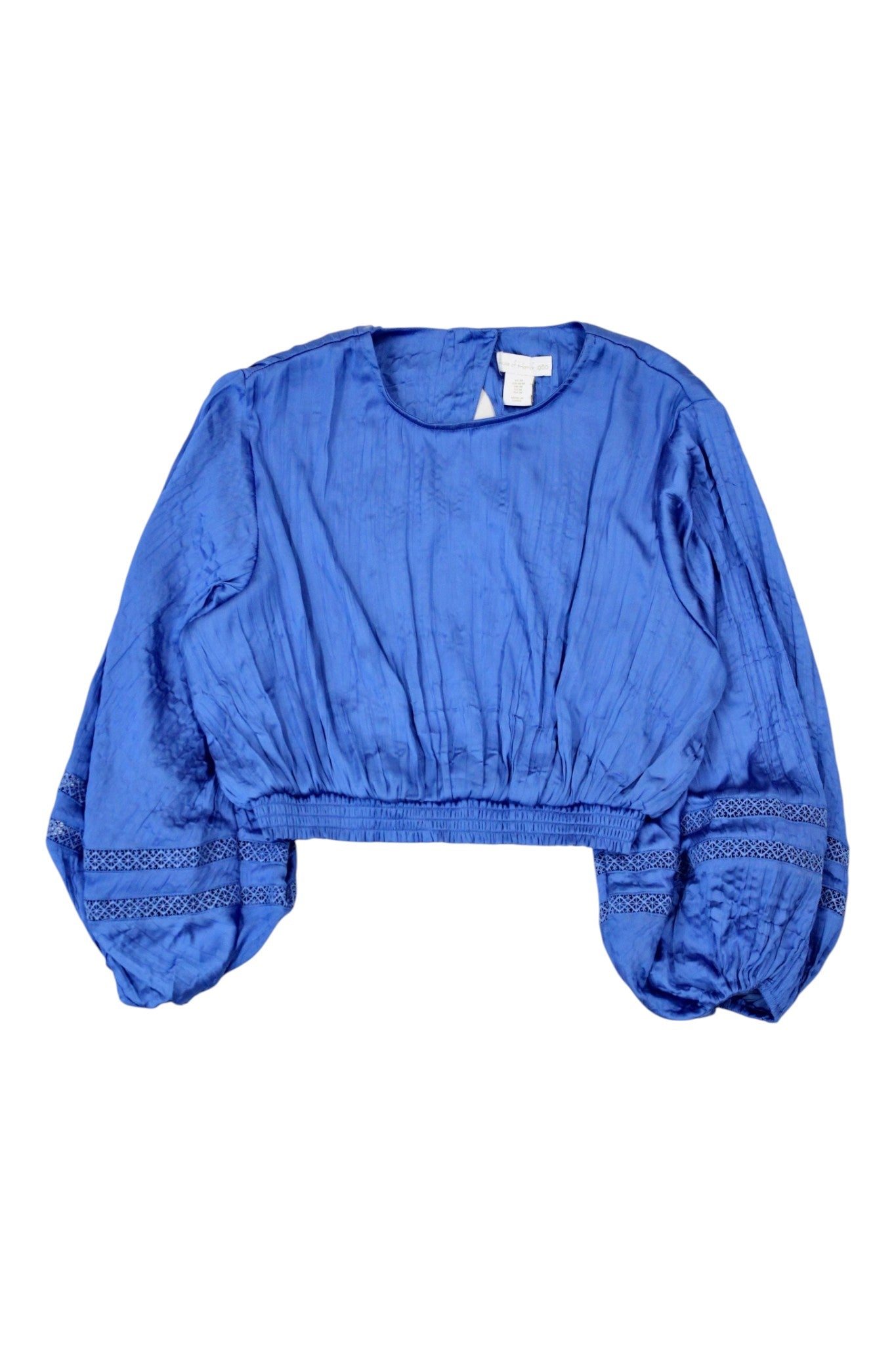 House of Harlow 1960 - Crinkle Satin Cropped Top