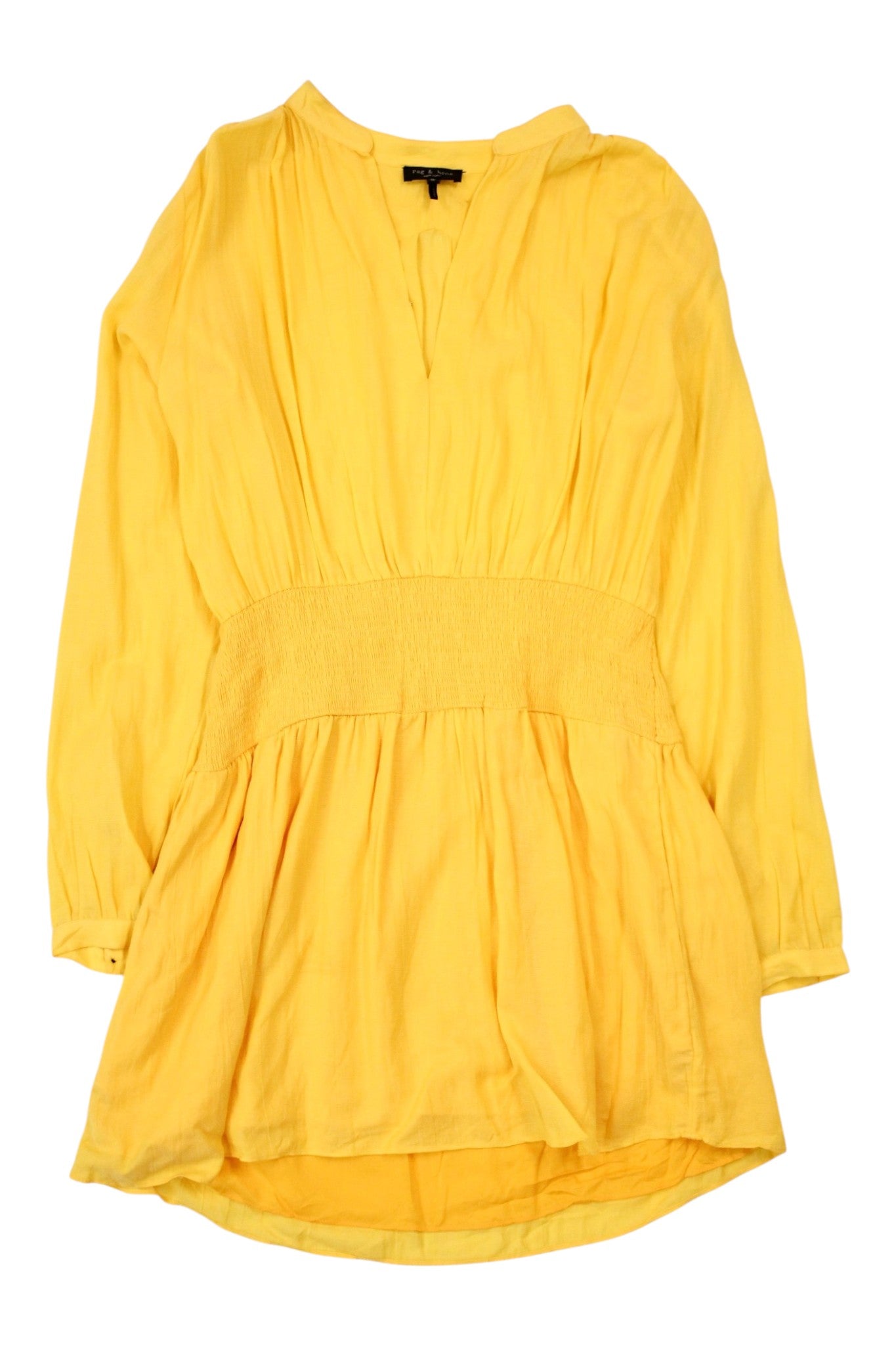 Rag & Bone - Shirred Waist Mini Dress