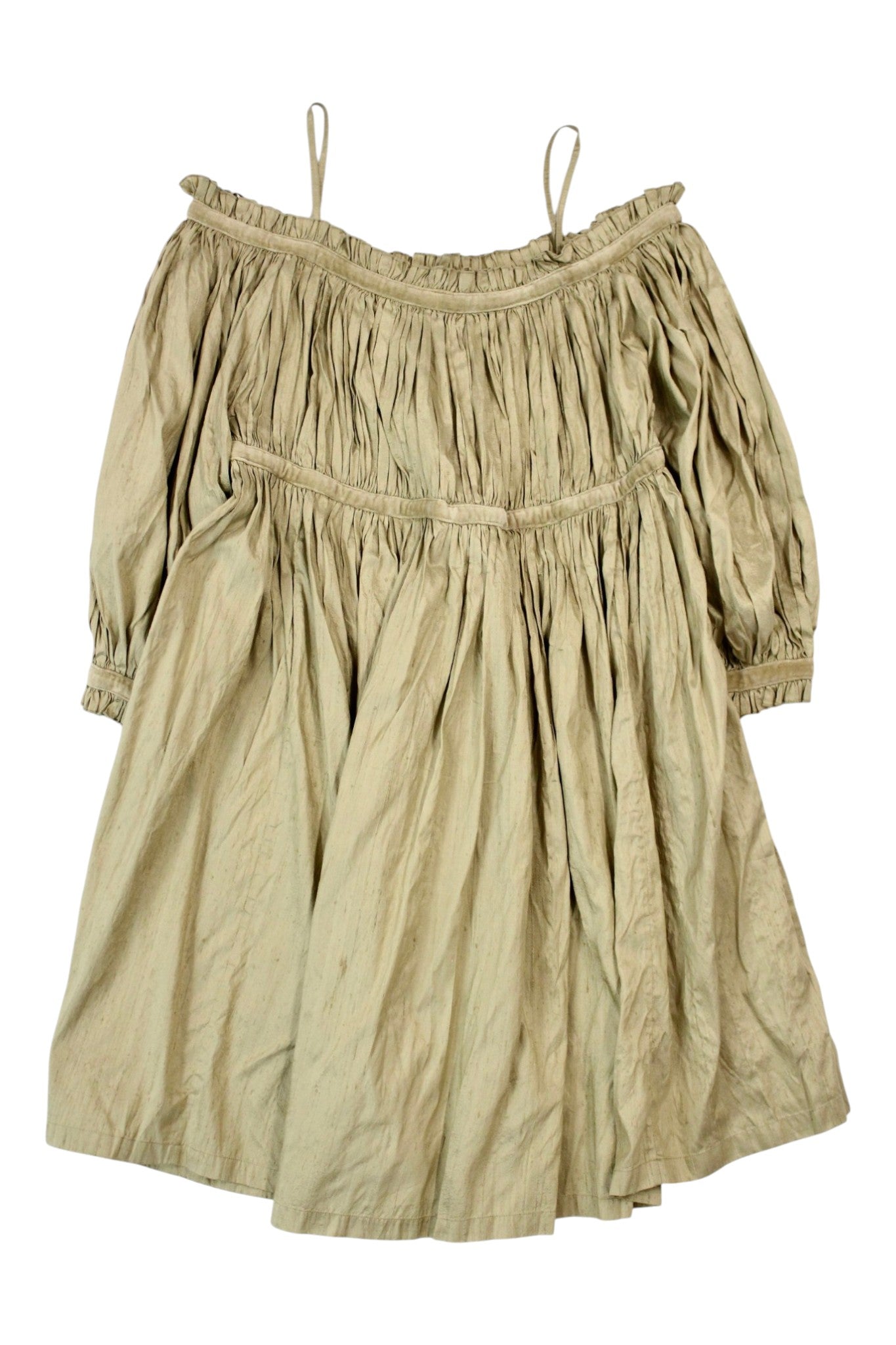 Carole Fakiel - 100% Silk Gather Dress