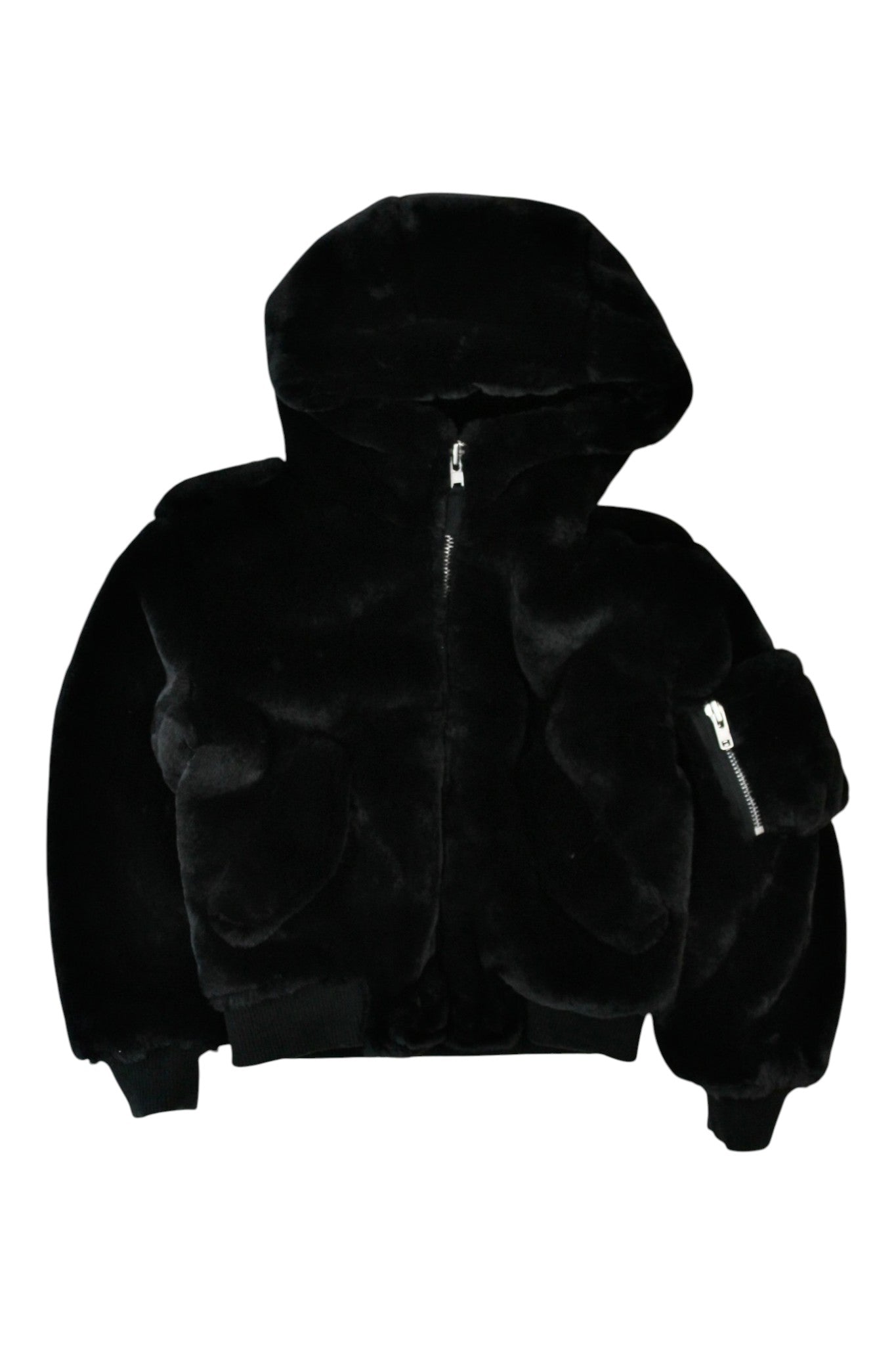 SAM. New York - Hooded Faux Fur Jacket