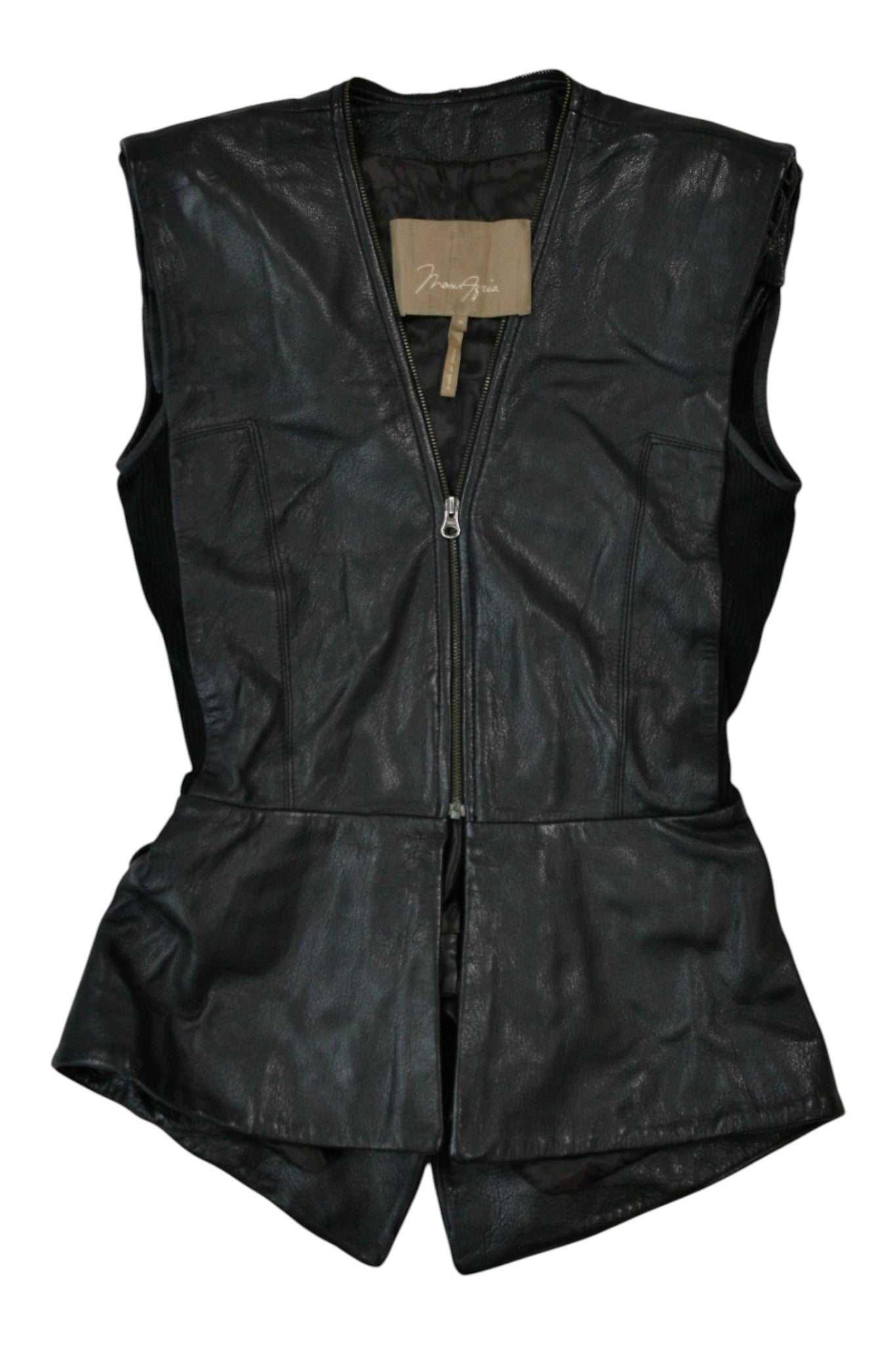 Max Azria - Tailored Leather Vest