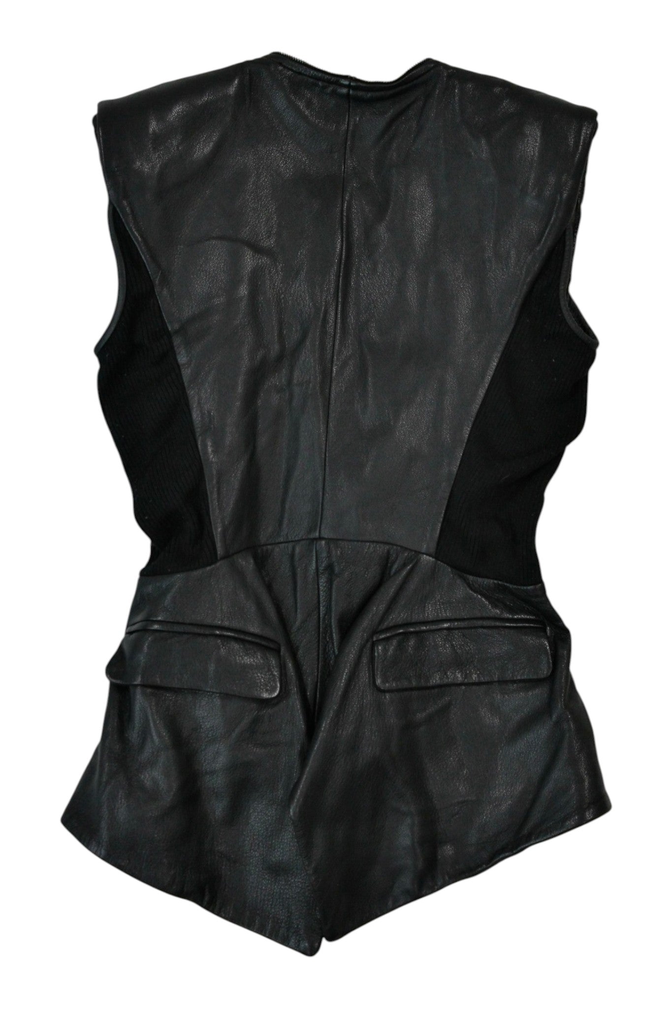 Max Azria - Tailored Leather Vest