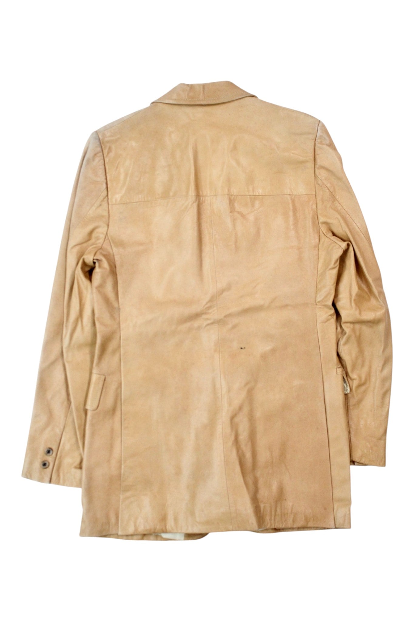 Cortefiel - Vintage Leather Jacket