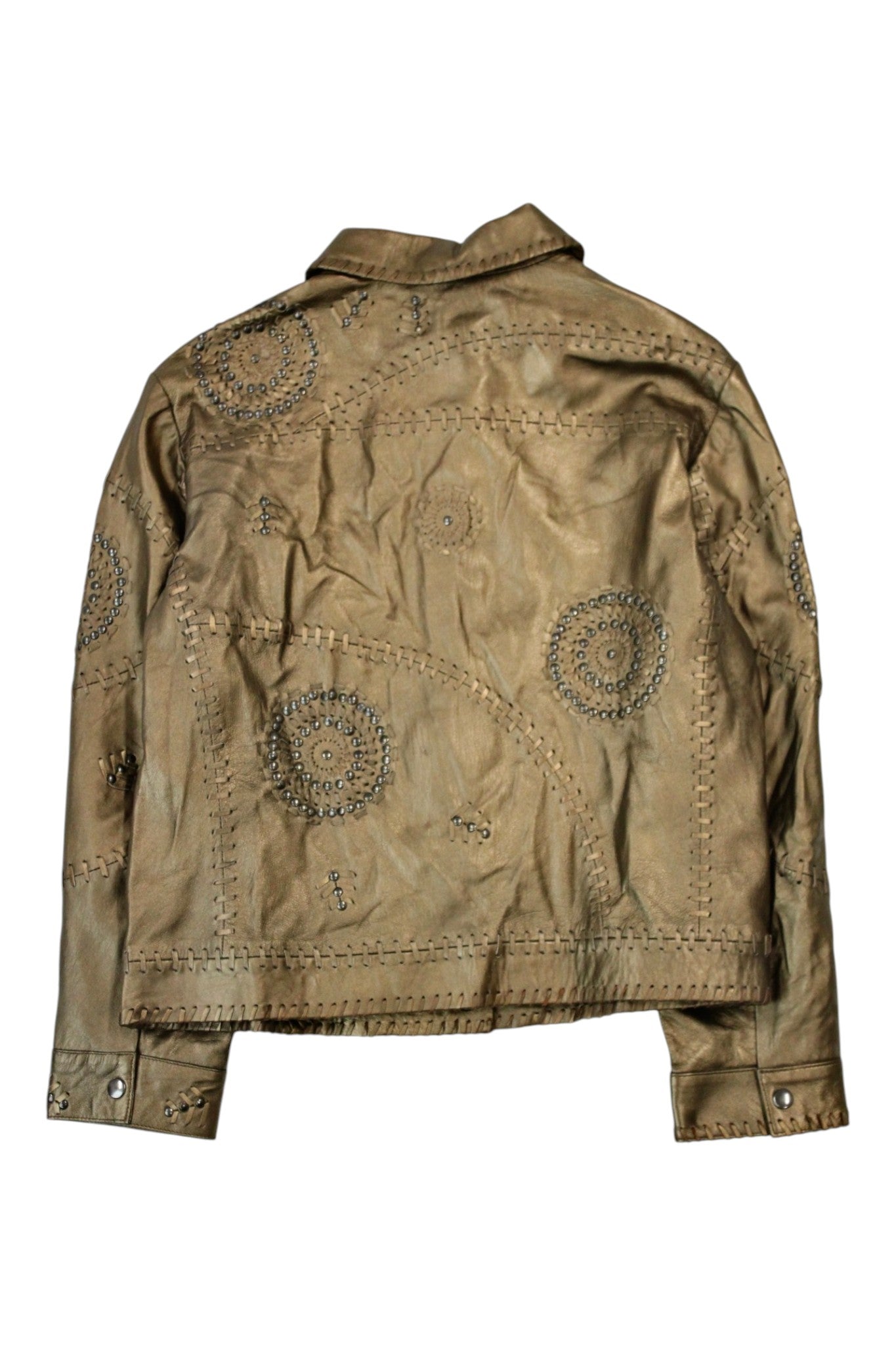 Chico's - Embellished Leather Jacket