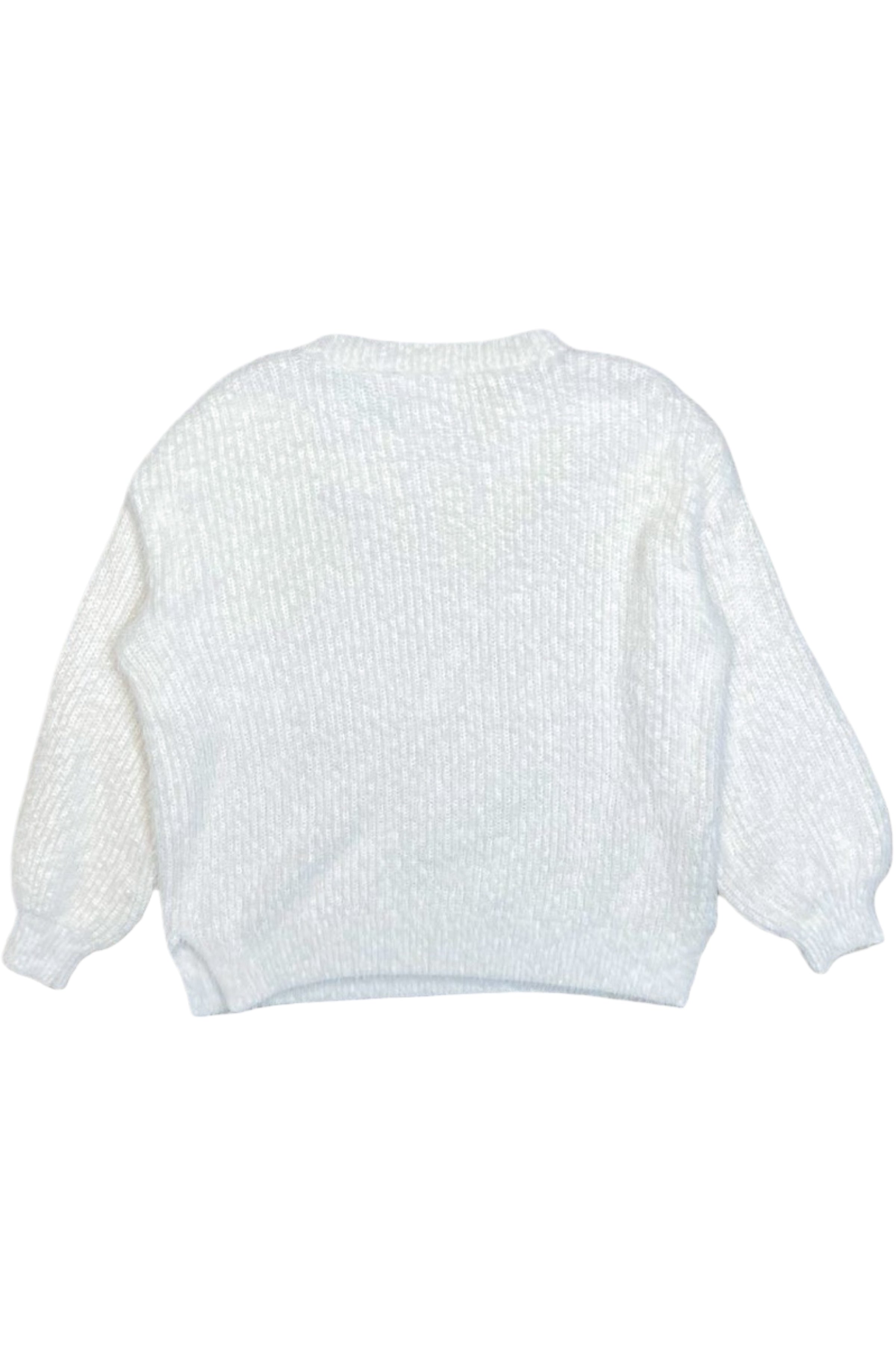 Fluffy knit sweater