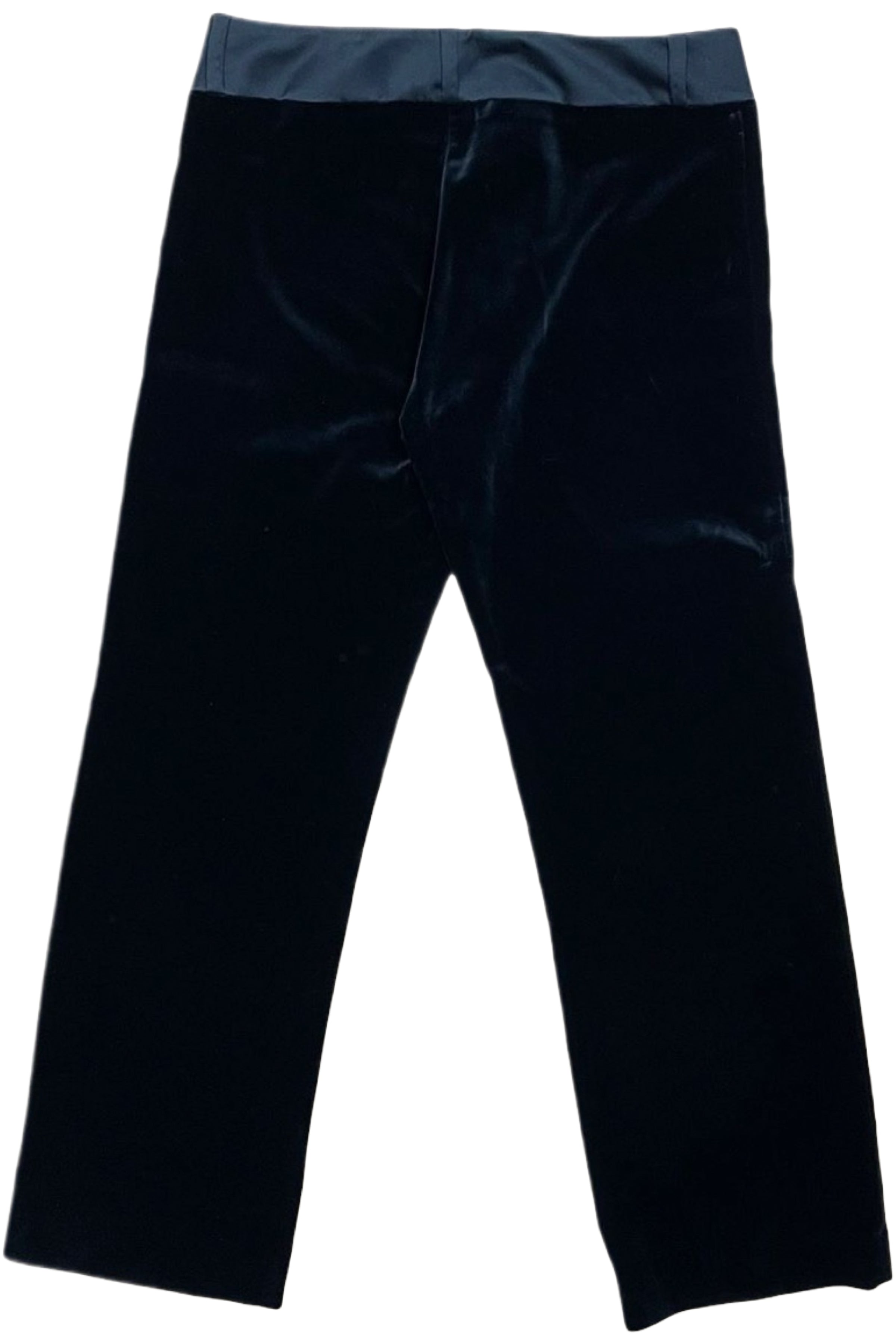 Velvet straight leg pants