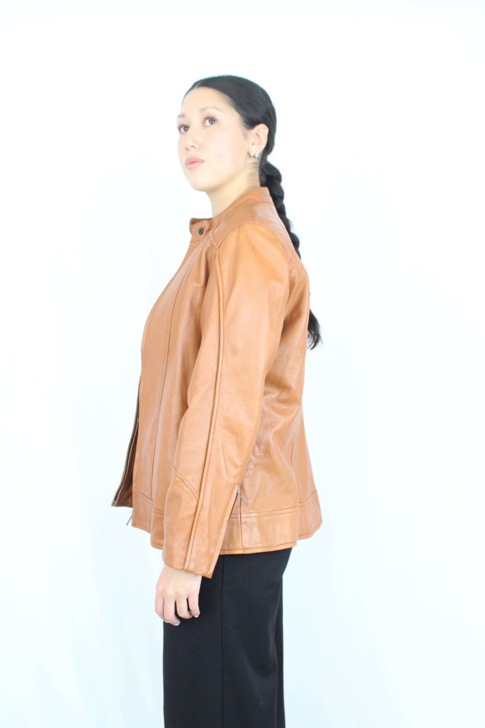 Sweet Tailor - Brown Leather Jacket