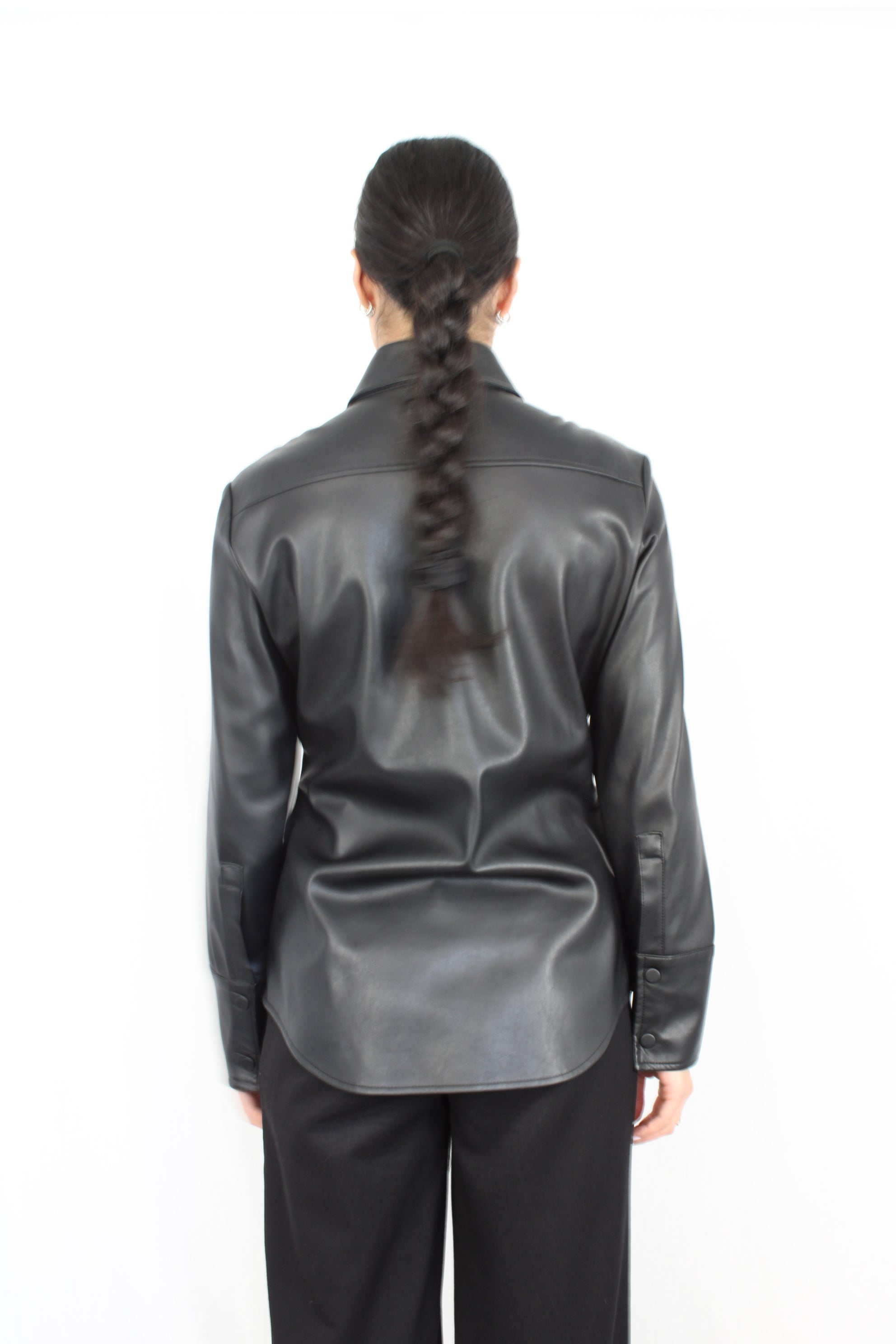Zara - Pleather Shirt