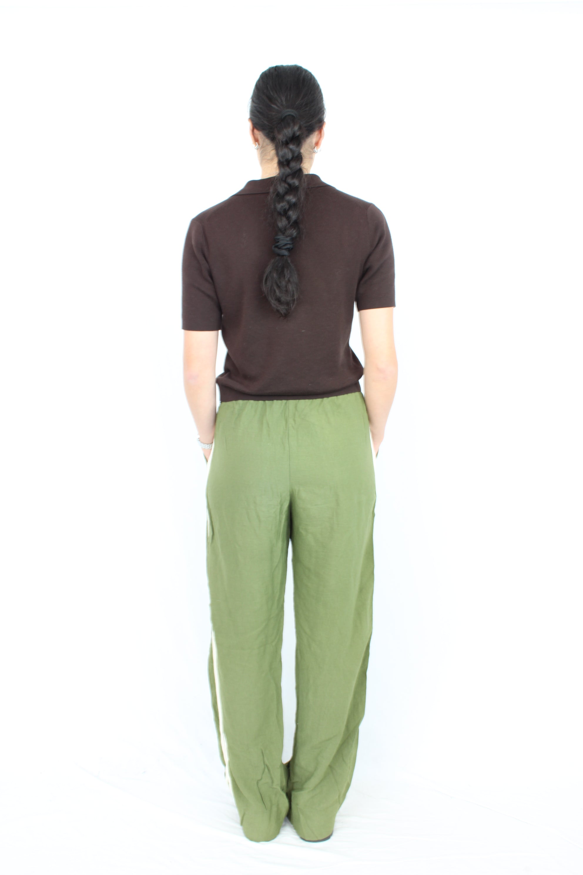 Ruby - Dark Green Corvette Pants