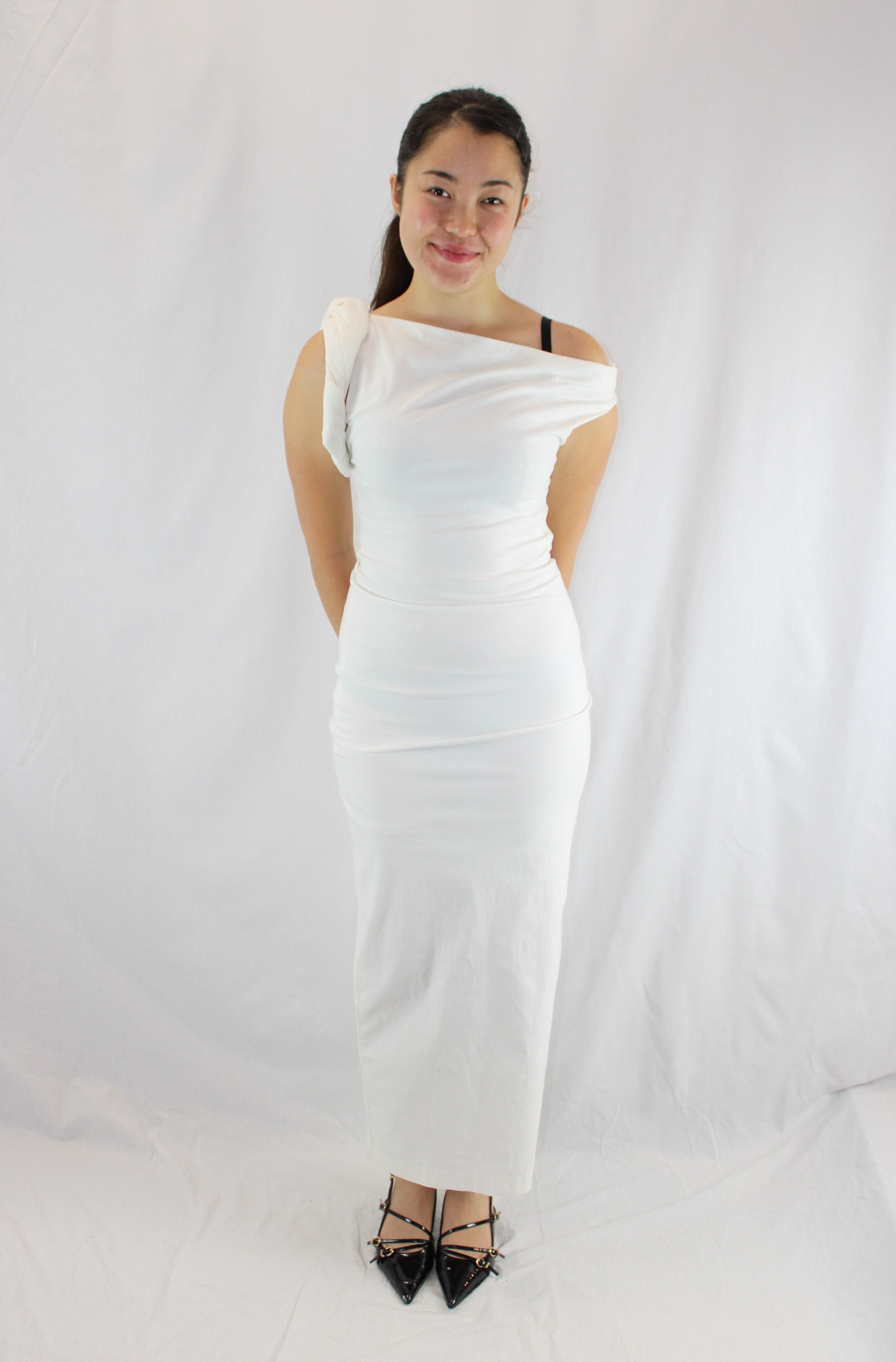 Zara - Asymmetric Midi Dress
