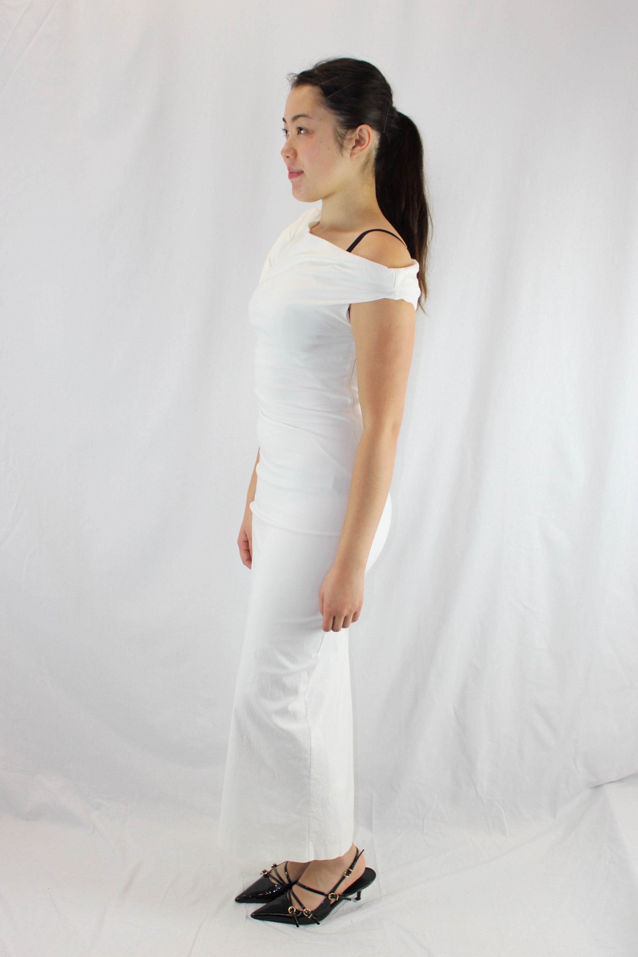 Zara - Asymmetric Midi Dress