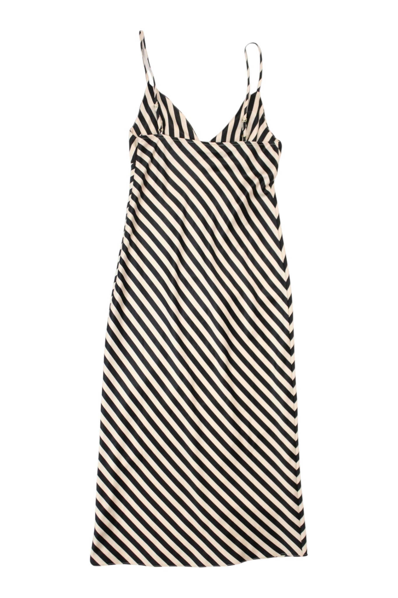 Shona Joy - Striped Satin Slip Dress