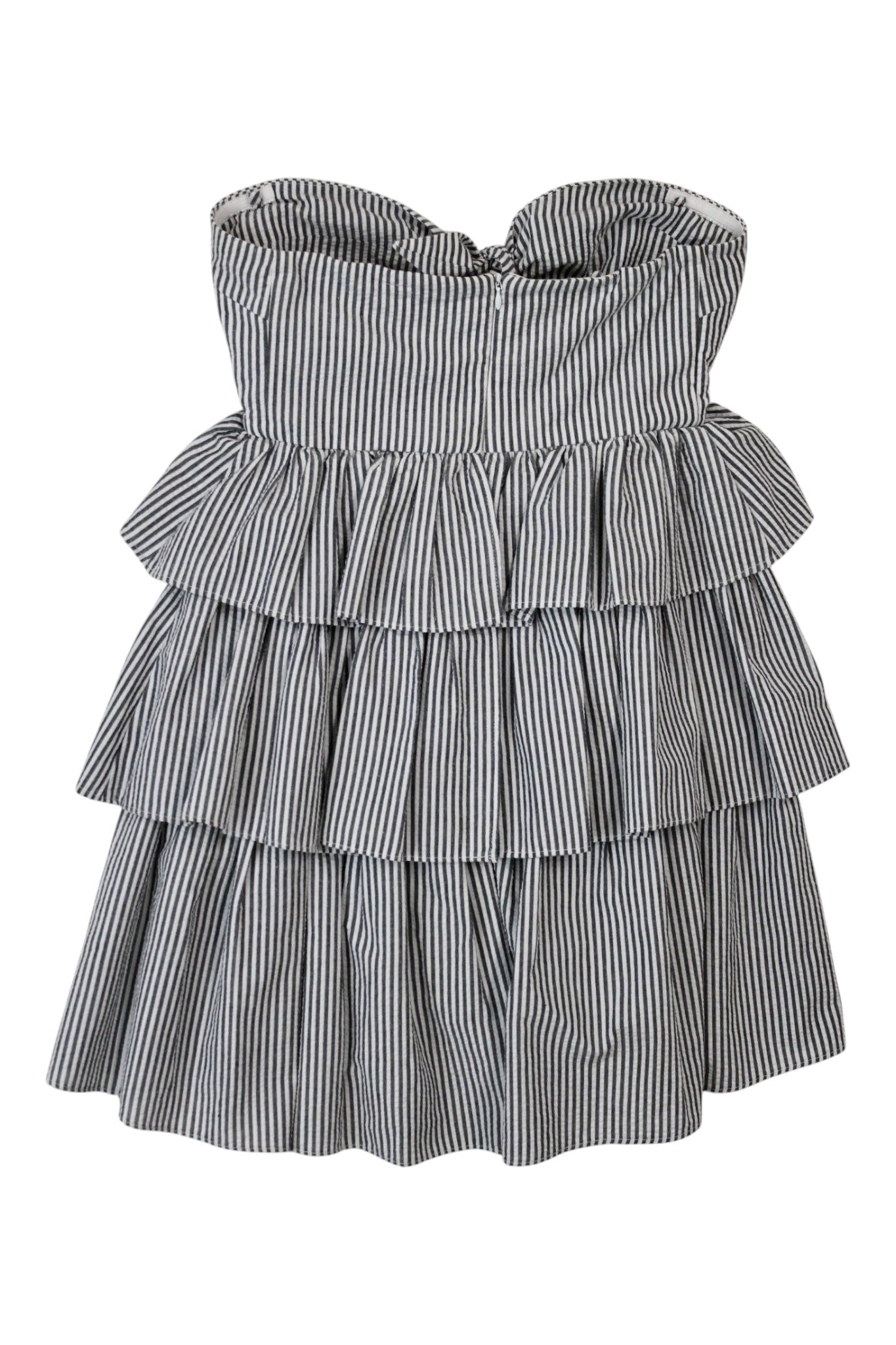 Shona Joy - Seersucker Frill Dress
