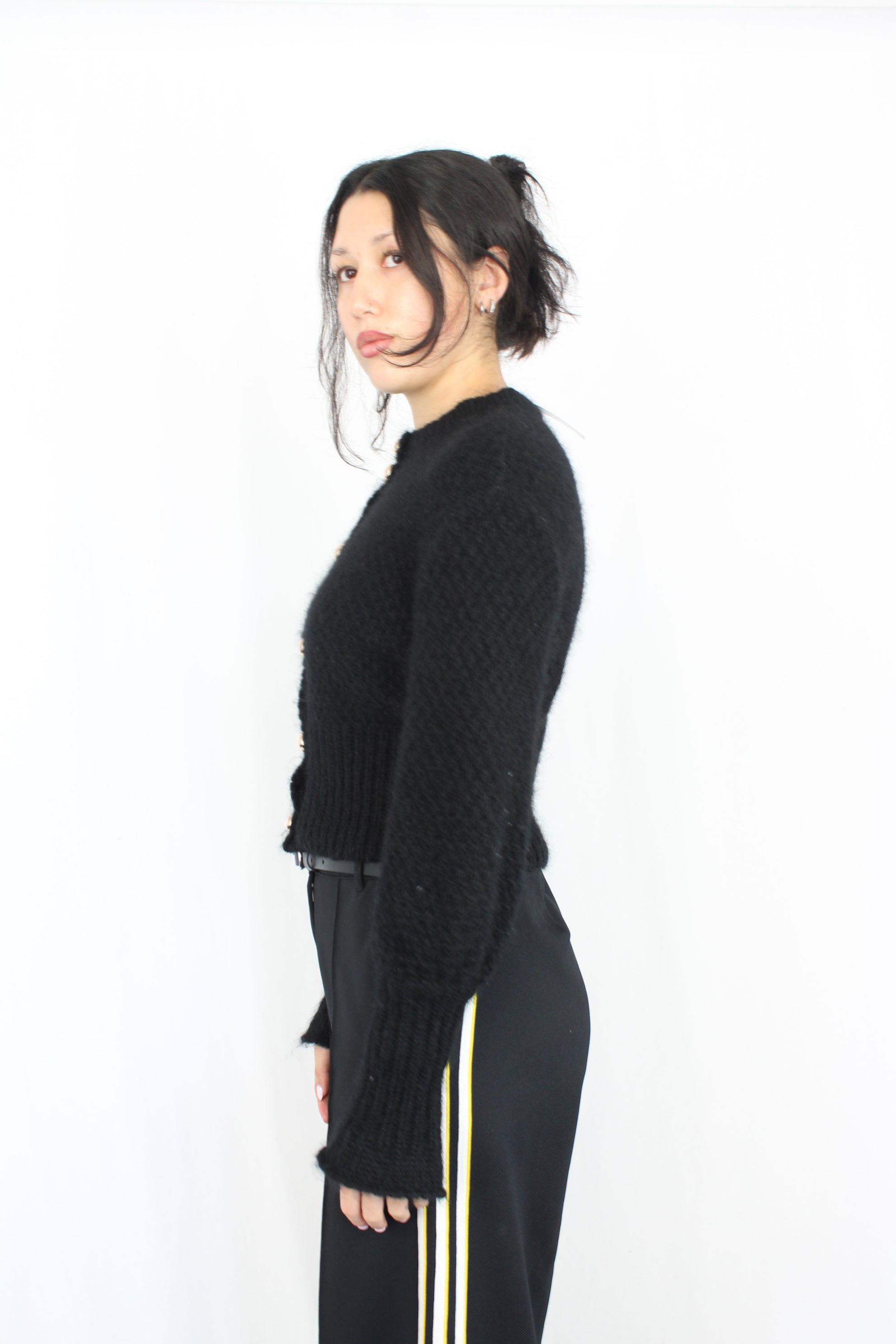 Ruby - Black Matilda Cardigan