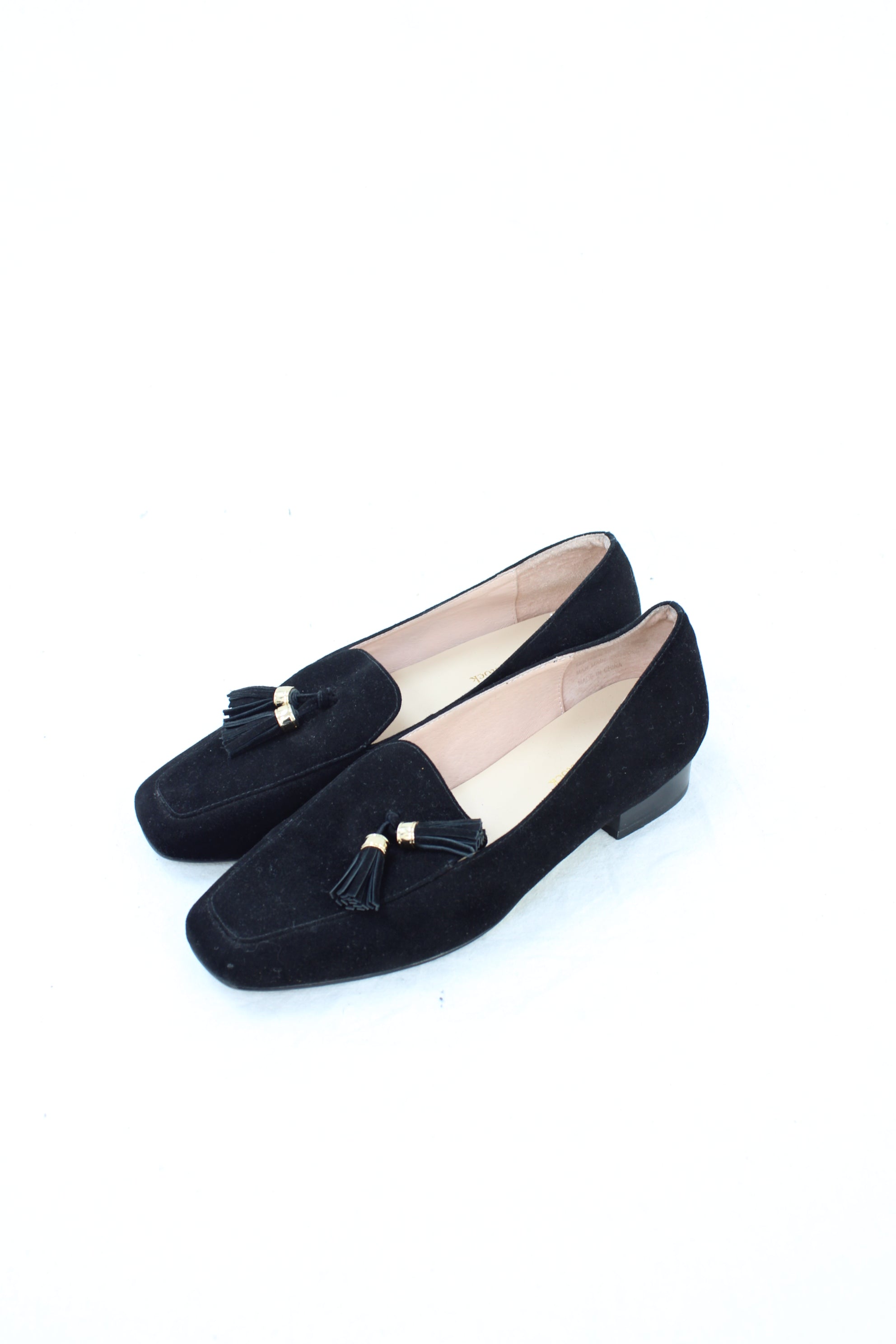 Nicole Rebstock - Suede Tassel Loafers