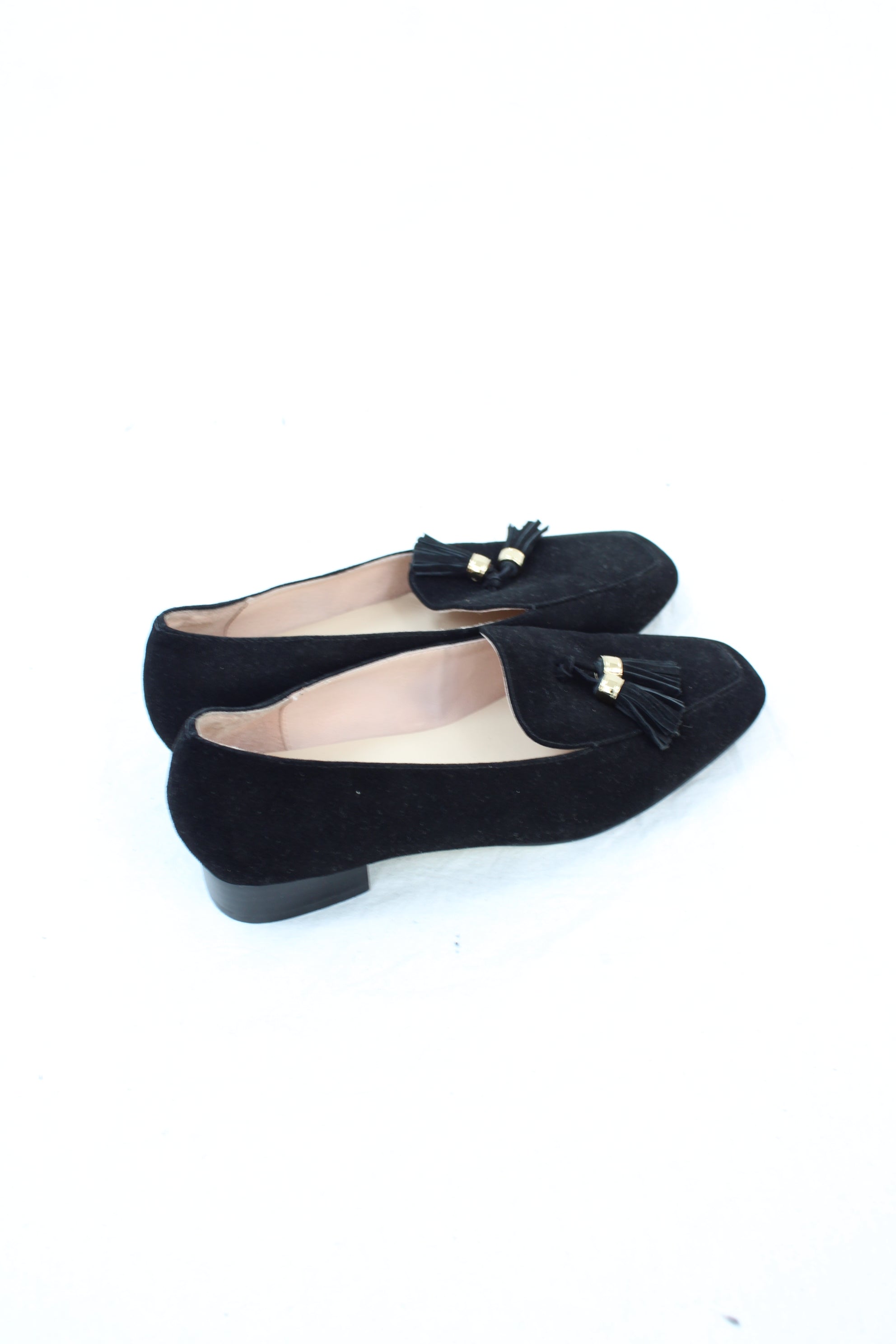 Nicole Rebstock - Suede Tassel Loafers