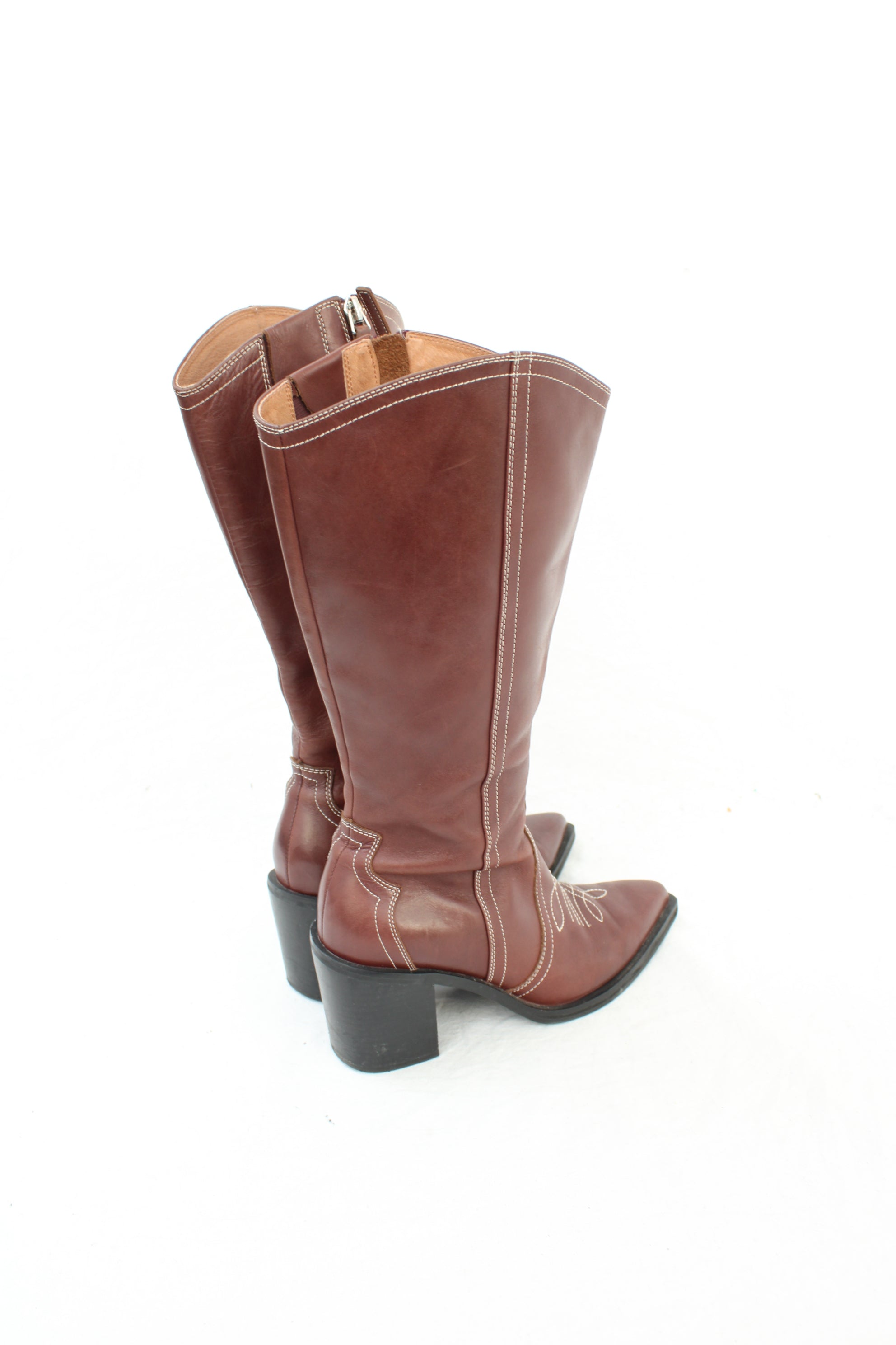 Mi Piaci - Leather Cowboy Boots