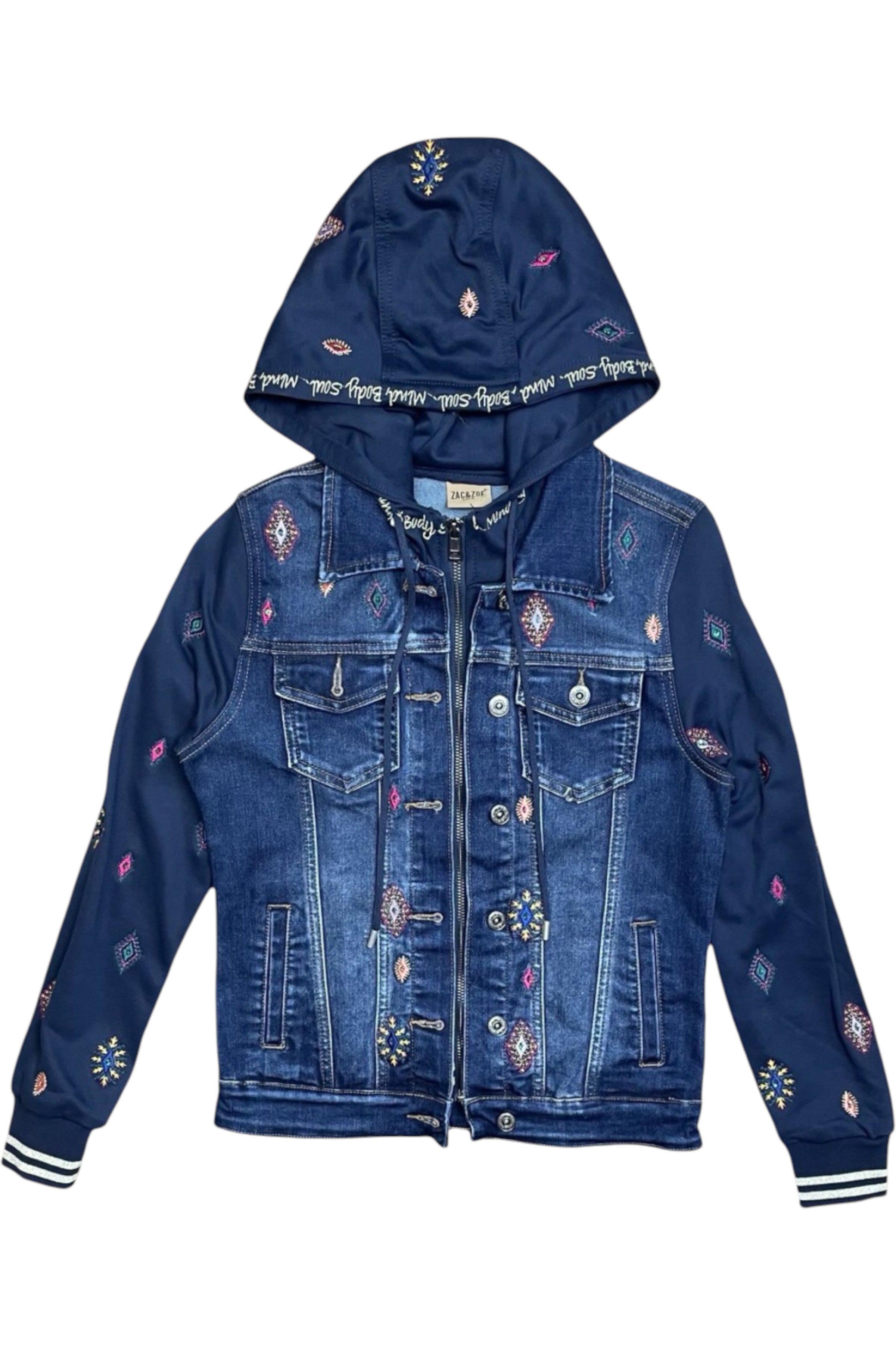 Zac & Zoe - Embroidered Denim Jacket